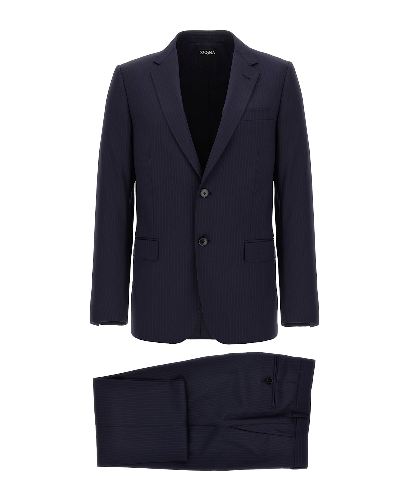 Zegna Wool Dress One Hundred And Twenty Thousand - Blue