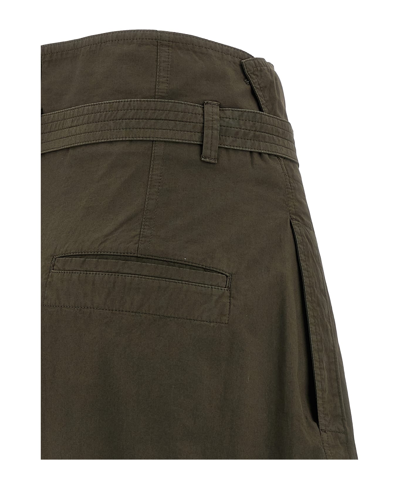 Lemaire 
folded Waistband
 Pants - Dark Brown