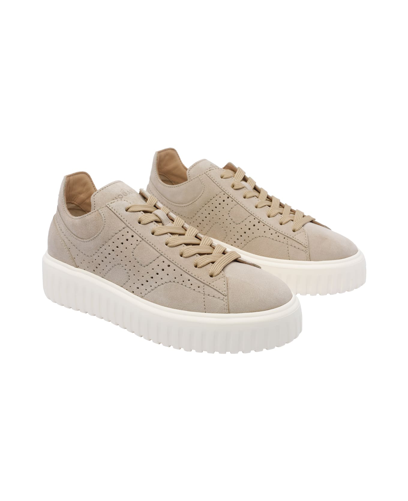 Hogan H-stripes Sneakers - Beige