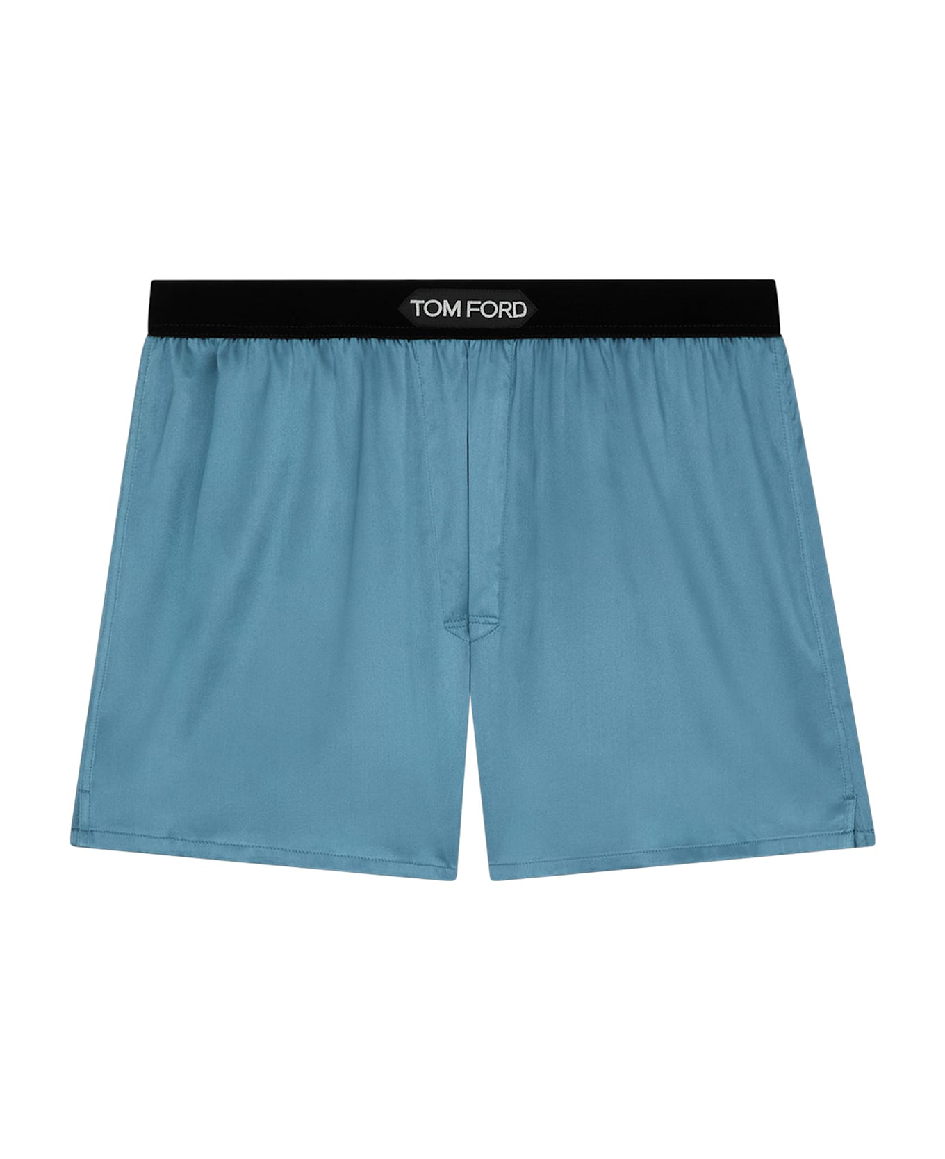 Tom Ford Silk Boxer Trunks - TEAL