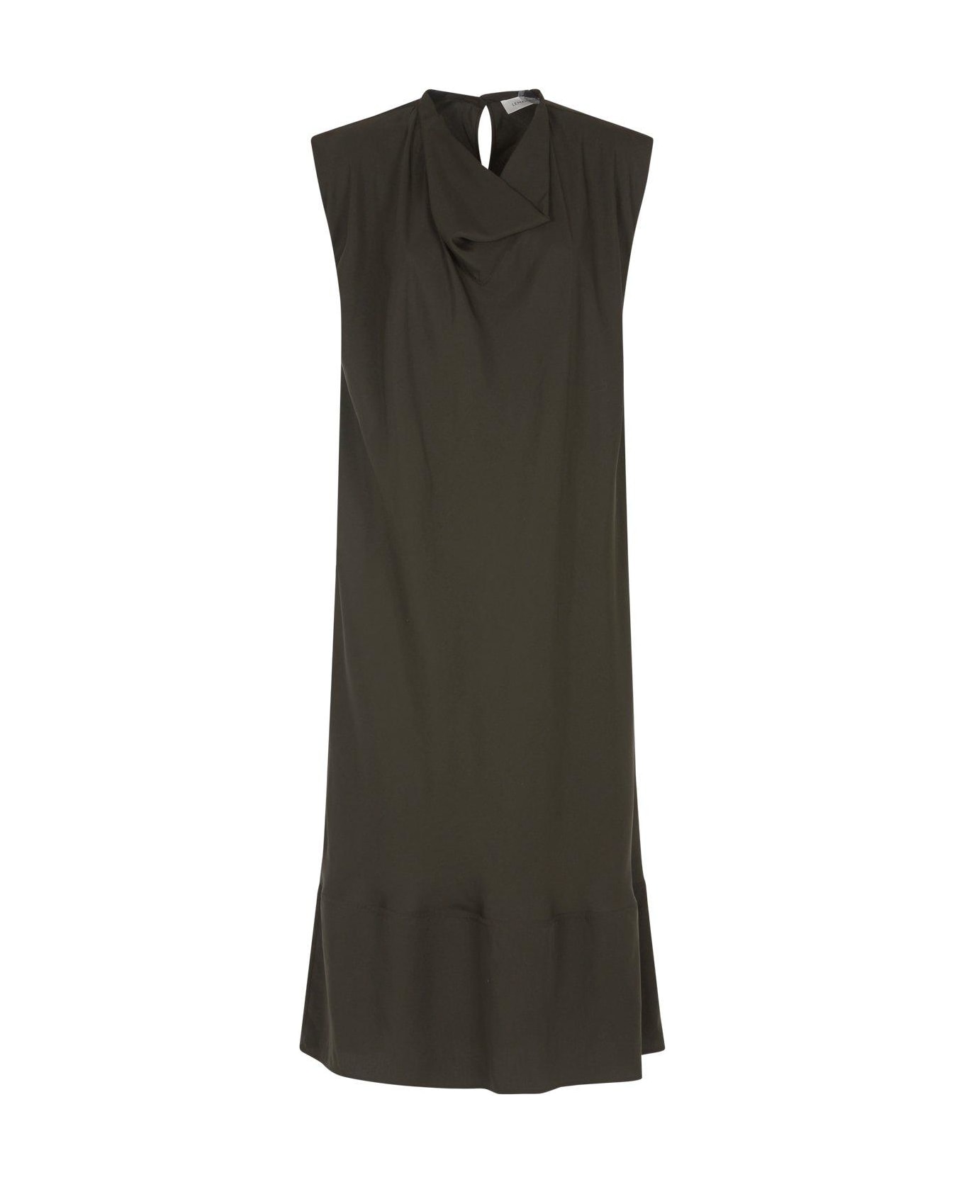 Lemaire Sleeveless Flared Dress - BROWN ワンピース＆ドレス