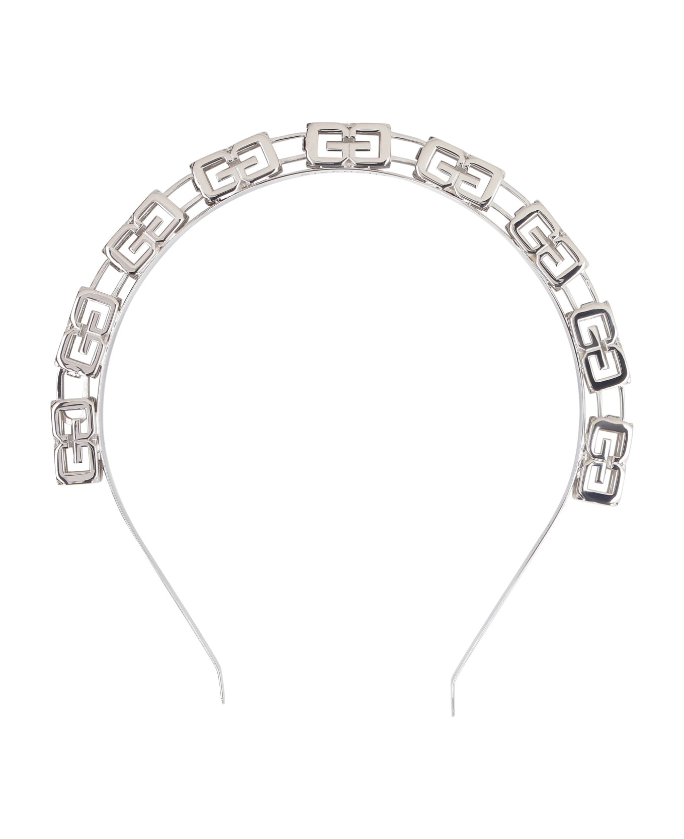 Givenchy G Cube Headband - silver