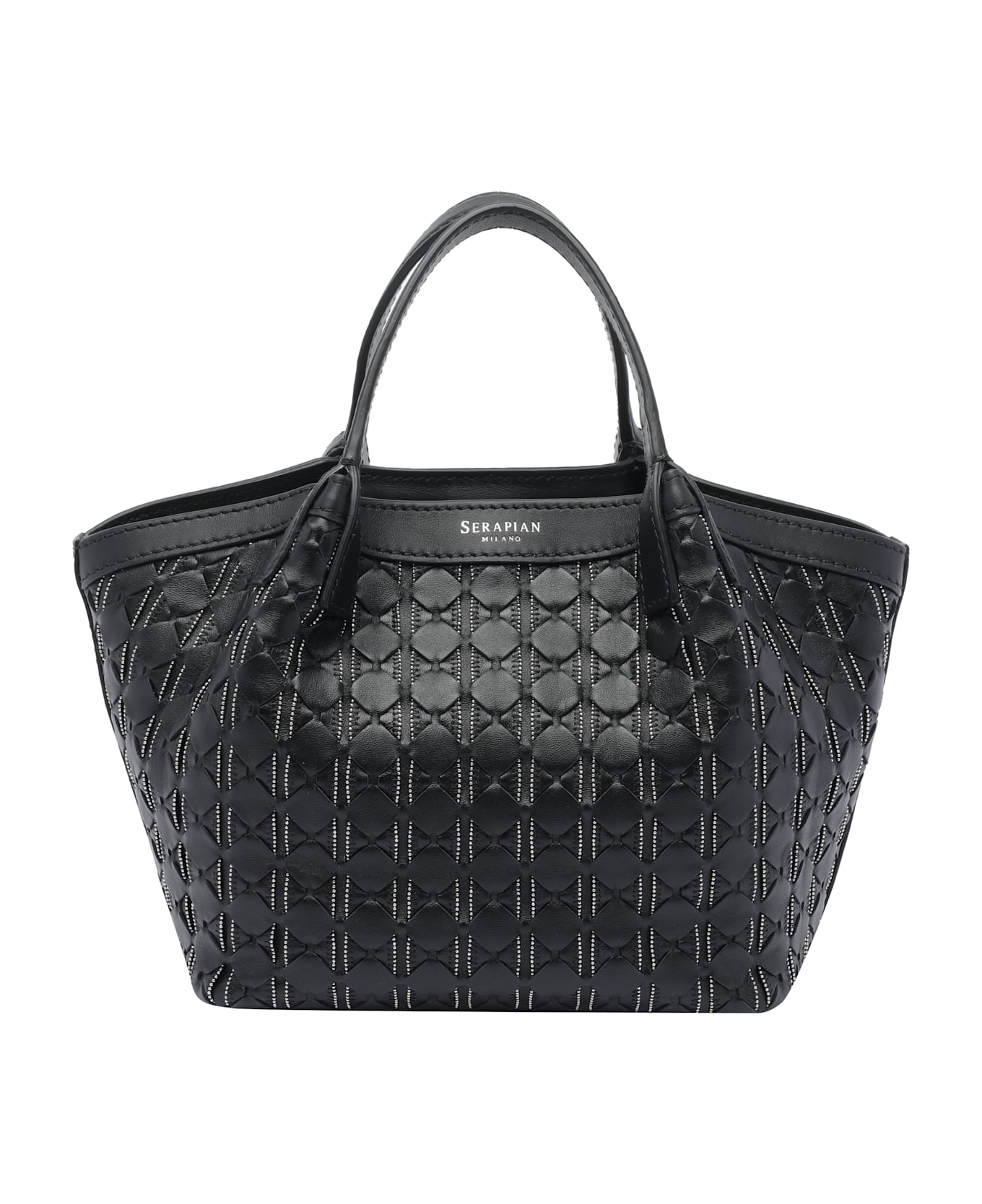 Serapian Mini Secret Handbag - Black