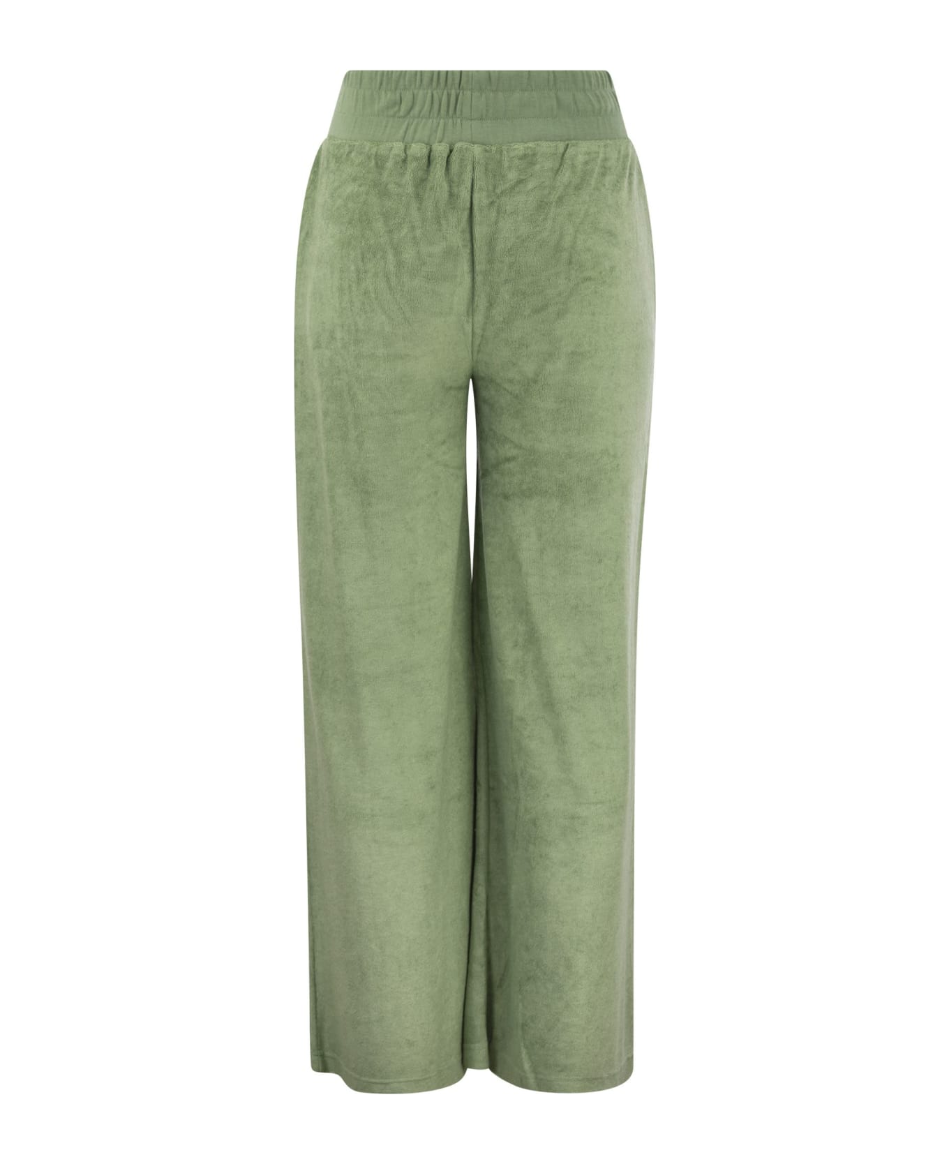 Colmar Thermal Palazzo Trousers - Green
