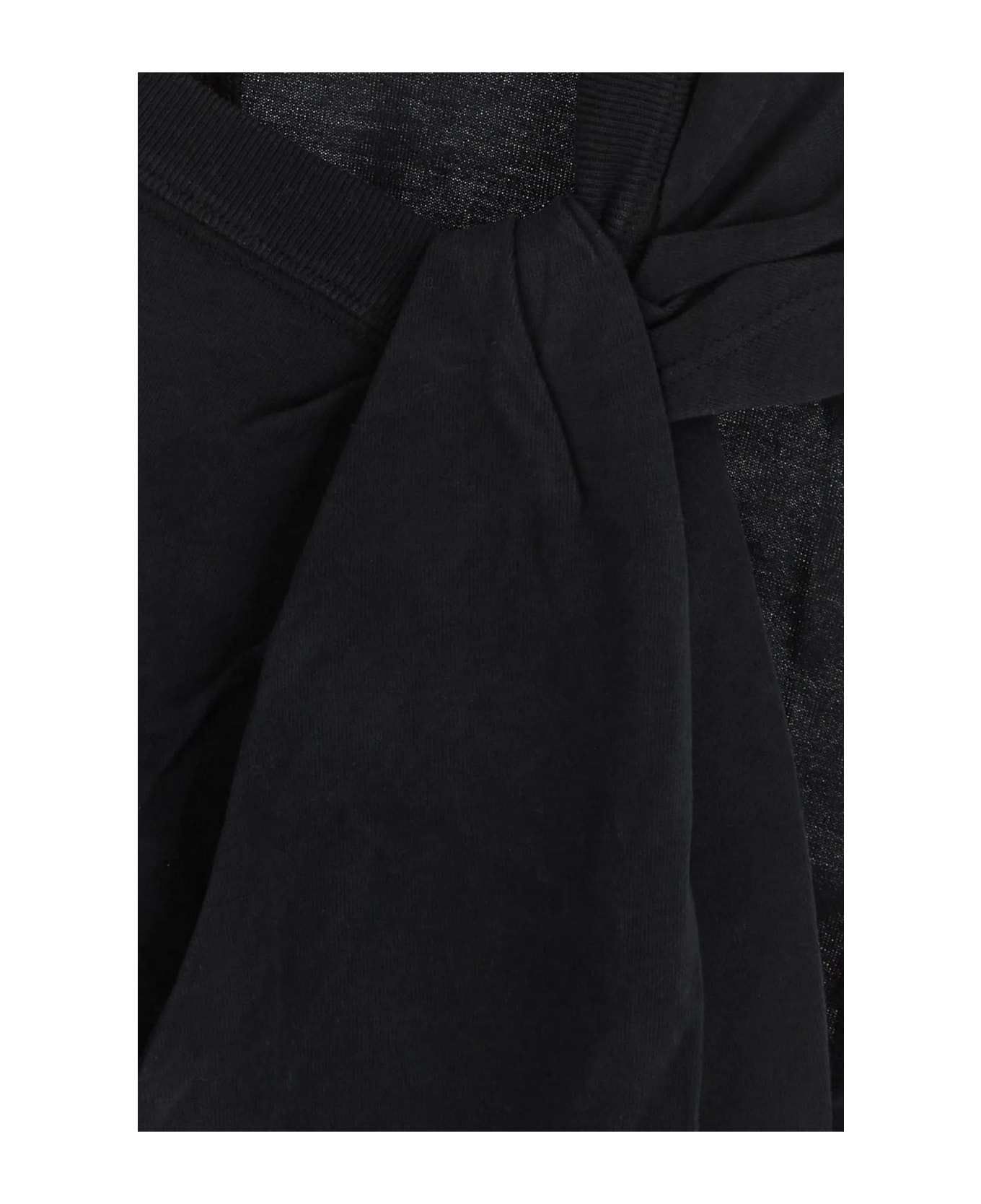 Isabel Marant Nayda Knot-detailed T-shirt - BLACK