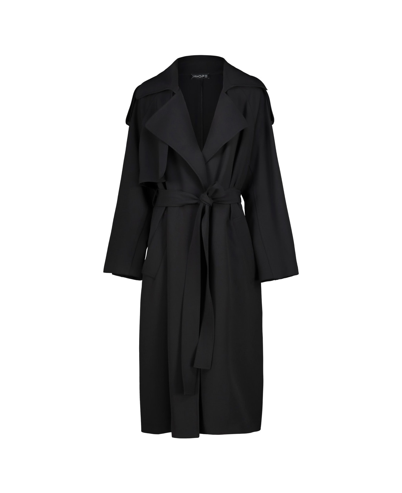 Drhope Trench Coat - Black