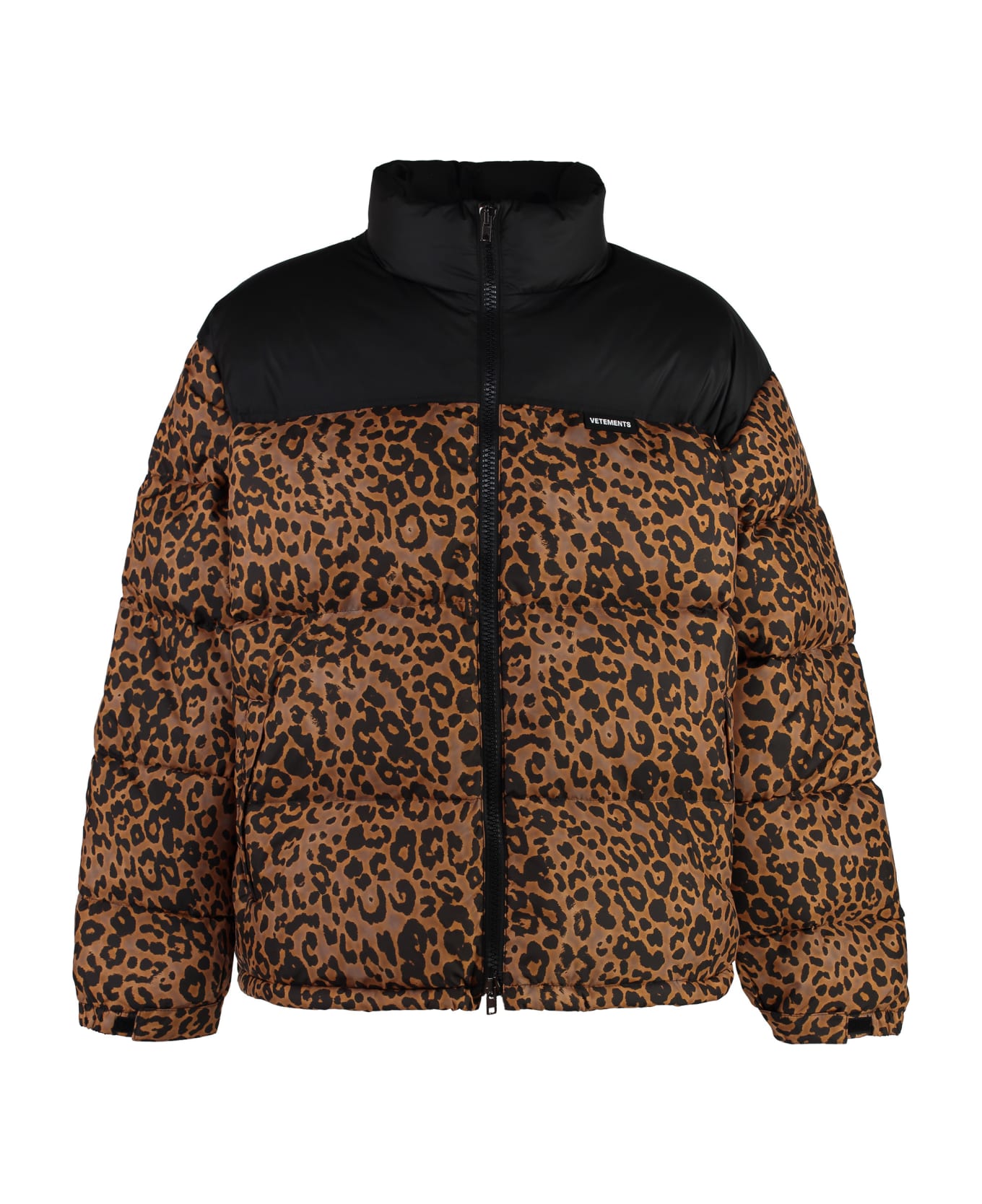 VETEMENTS Full Zip Down Jacket - Animalier