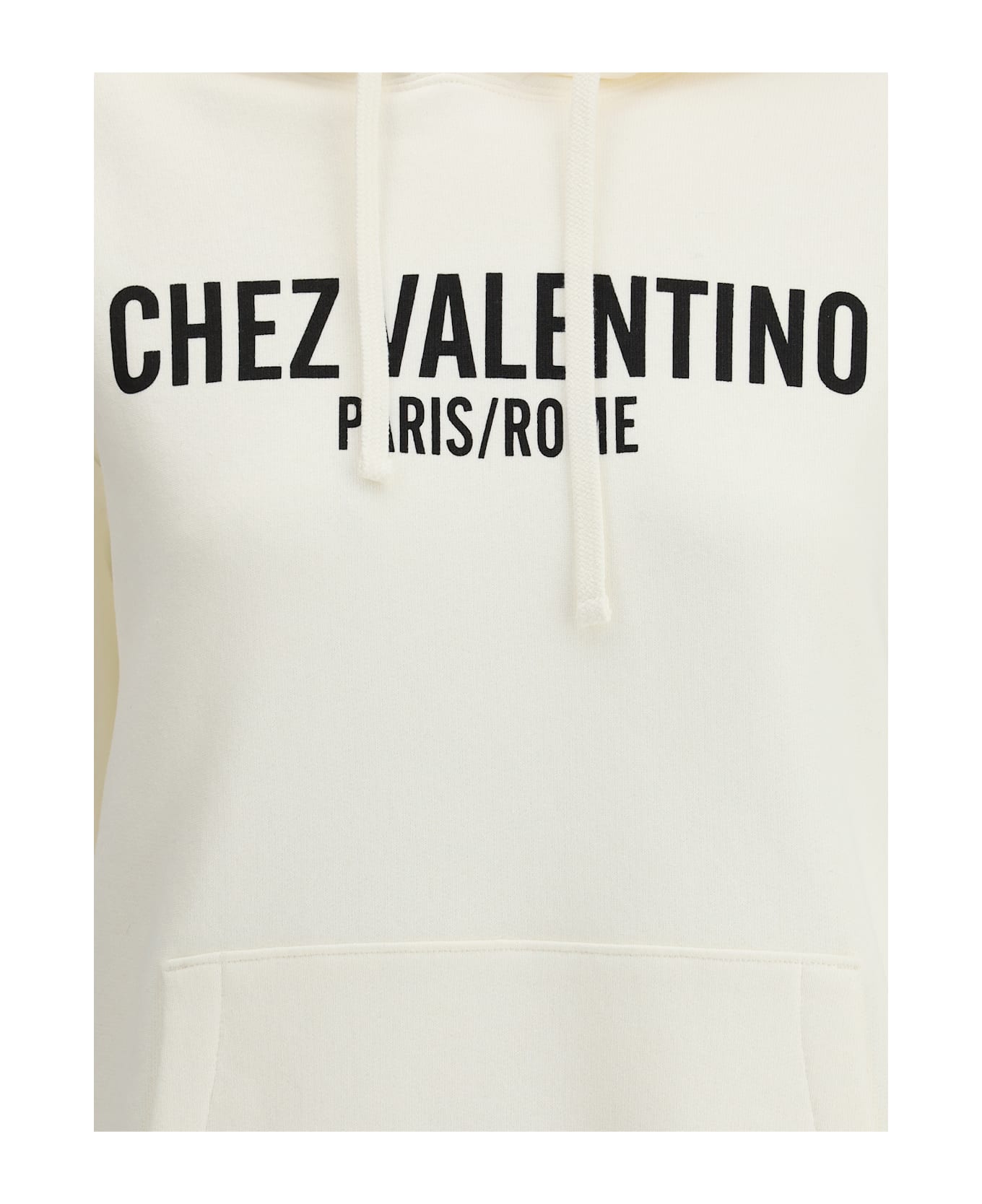 Valentino Logo Hoodie - Avorio