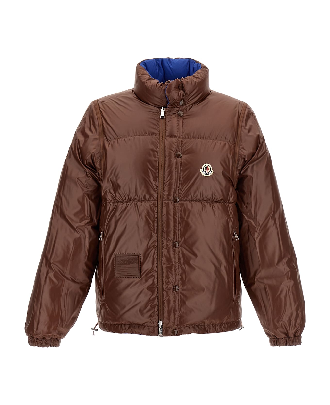 Moncler 'moncler Verone 1' Reversible Down Jacket - Blue