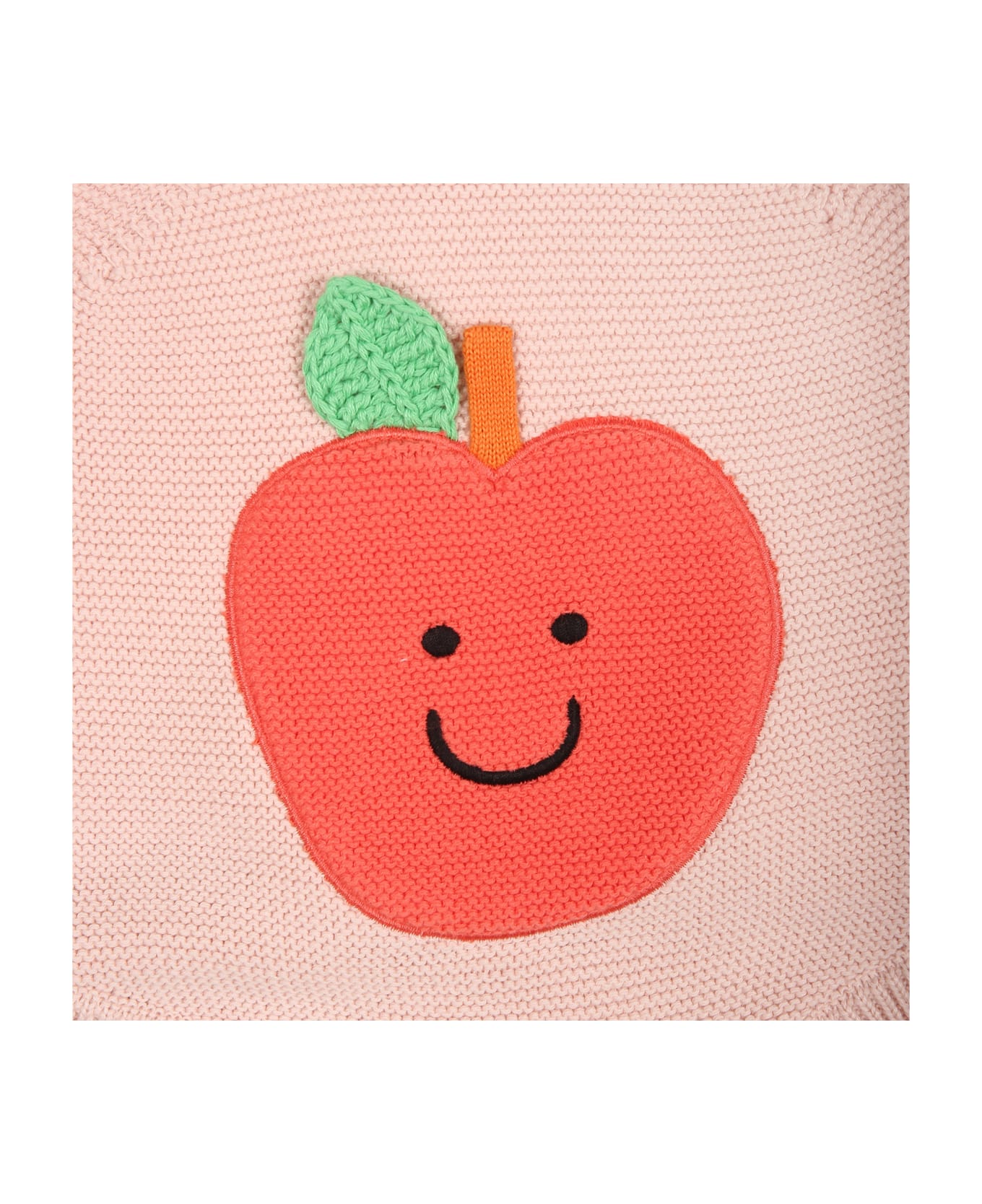 Stella McCartney Kids Pink Bodysuit For Baby Girl With Apple - Pink ボディスーツ＆セットアップ