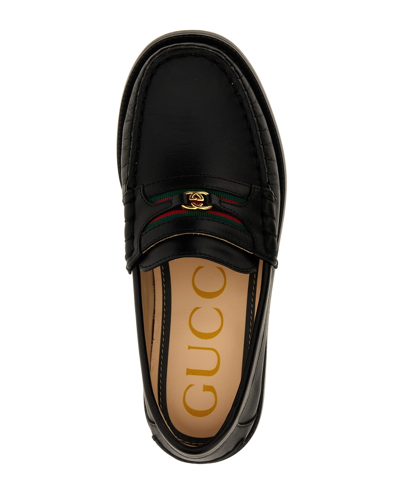 Gucci Web Loafers - Black  