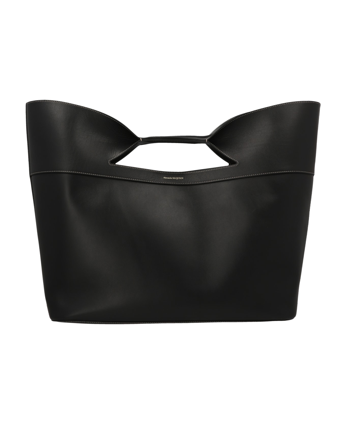 Alexander McQueen 'the Bow' Large Handbag - Black  
