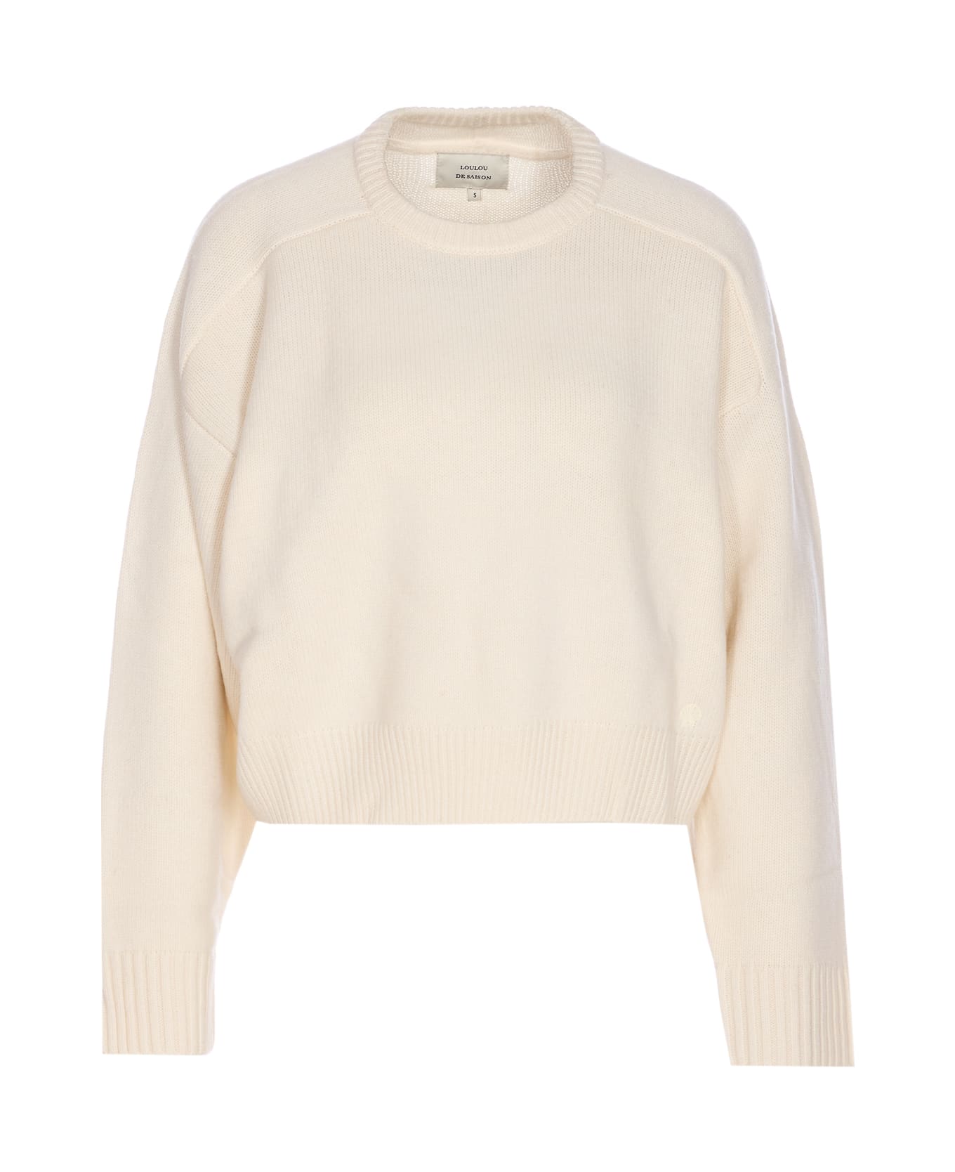 Loulou Studio Bruzzi Sweater - White