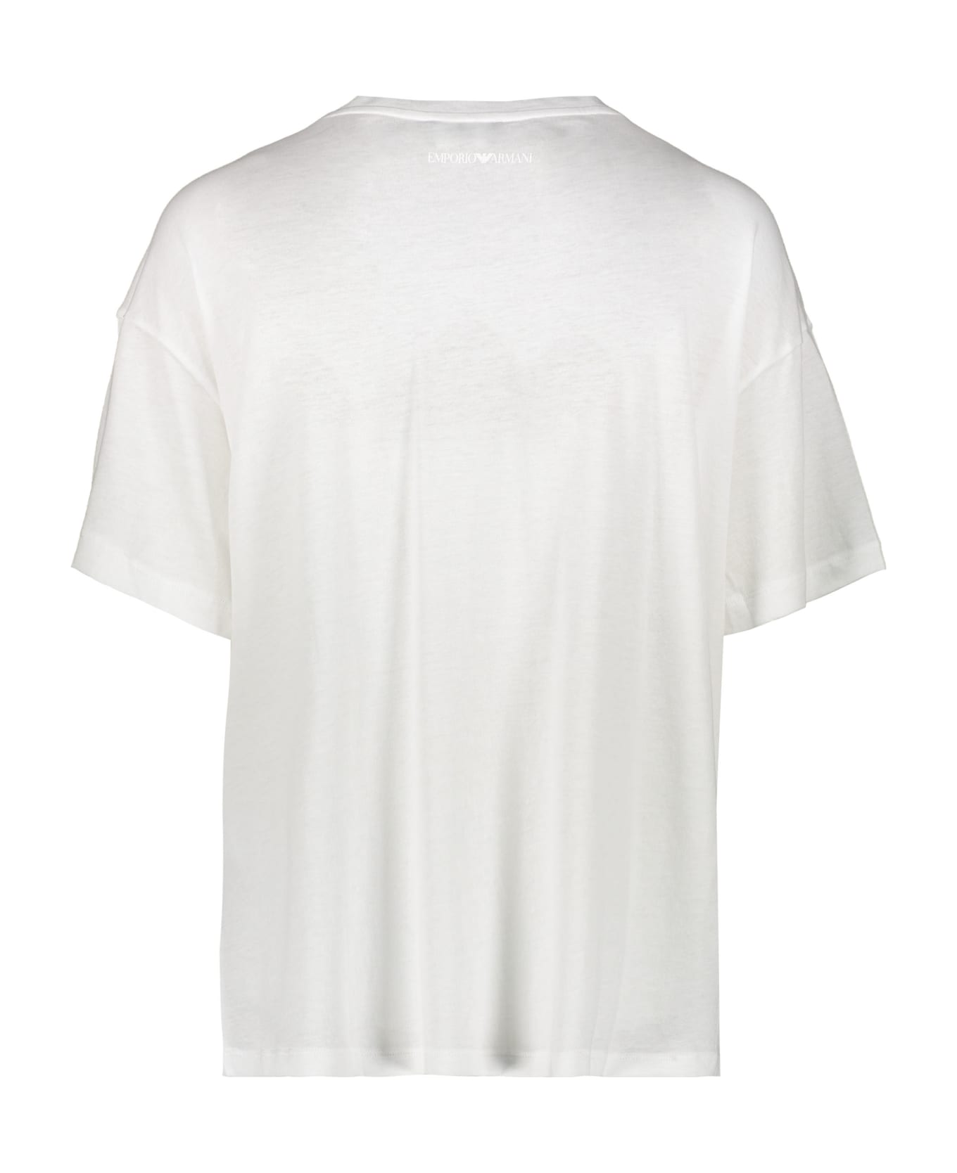 Emporio Armani Printed T-shirt - White