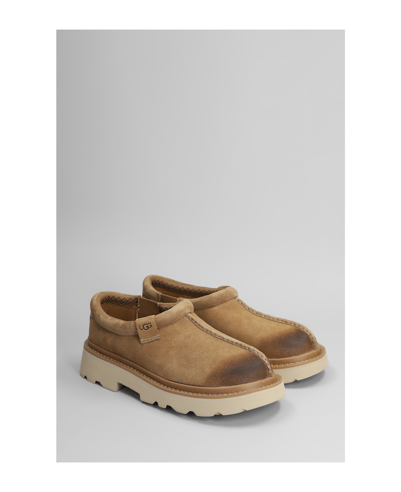 UGG Tasman Lug Loafers In Leather Color Suede - leather color