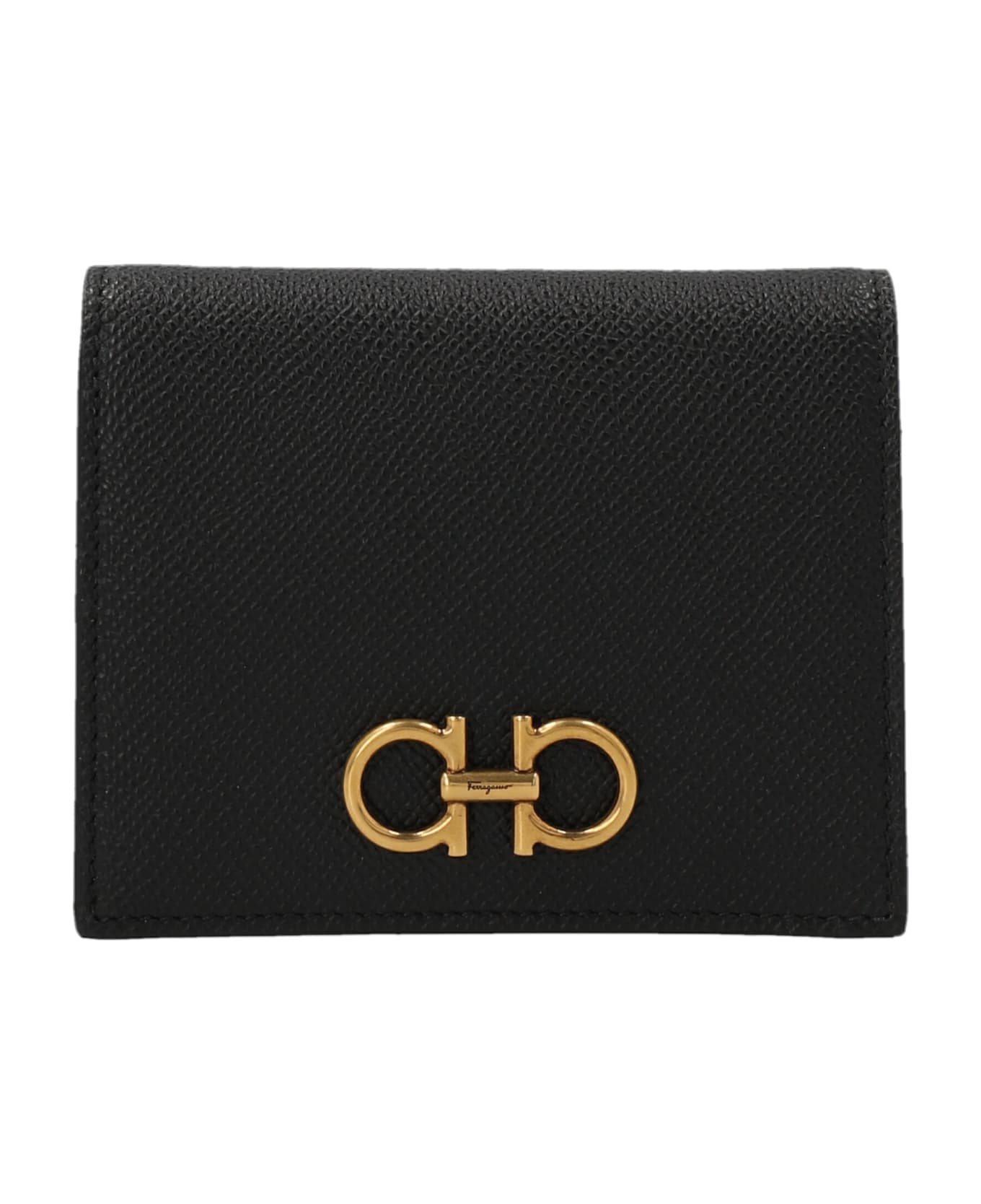 Ferragamo 
gancini
 Wallet - BLUE GRAPHITE