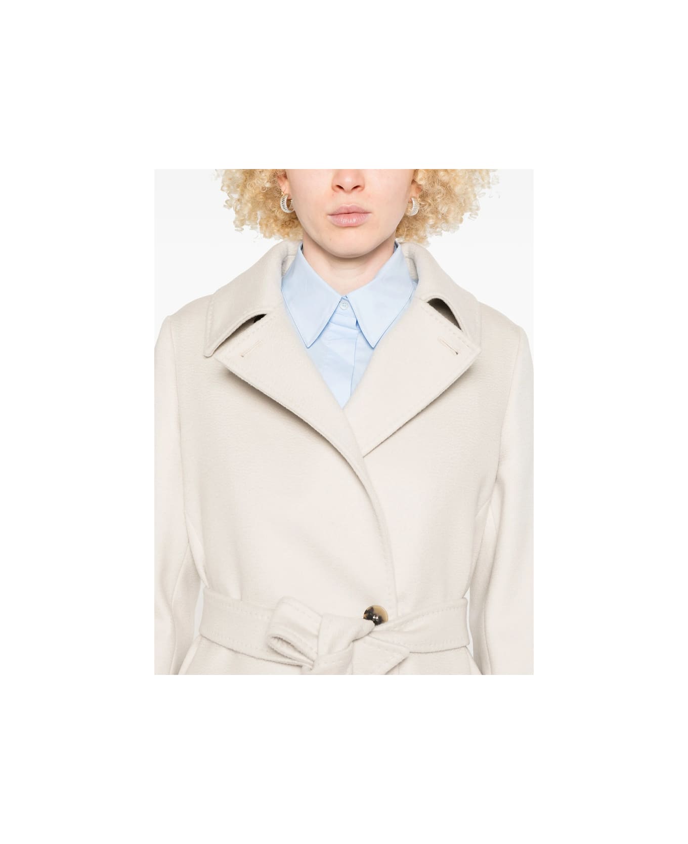 Max Mara Studio Coat - WHITE