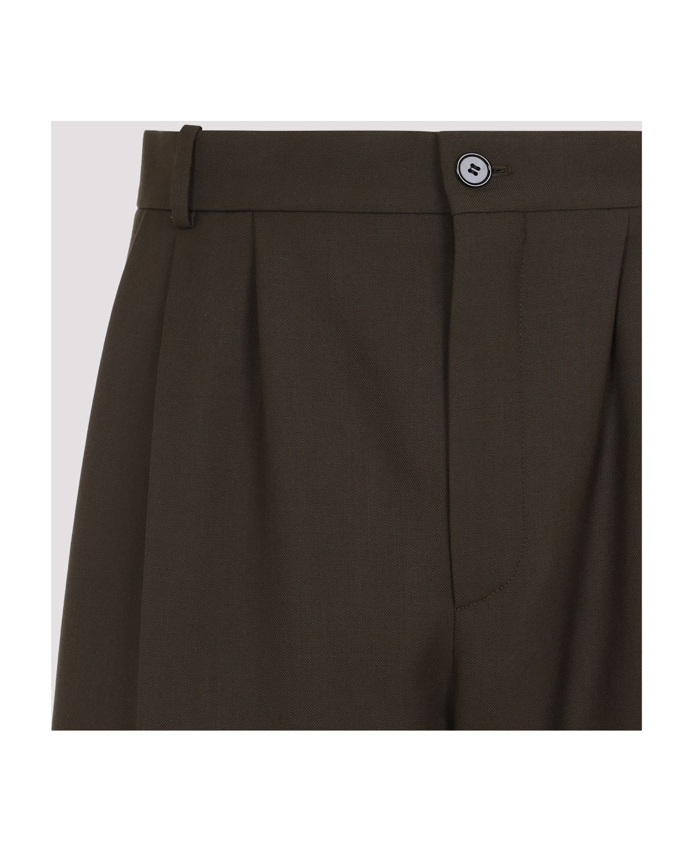 Saint Laurent Drill Pants - Kaki