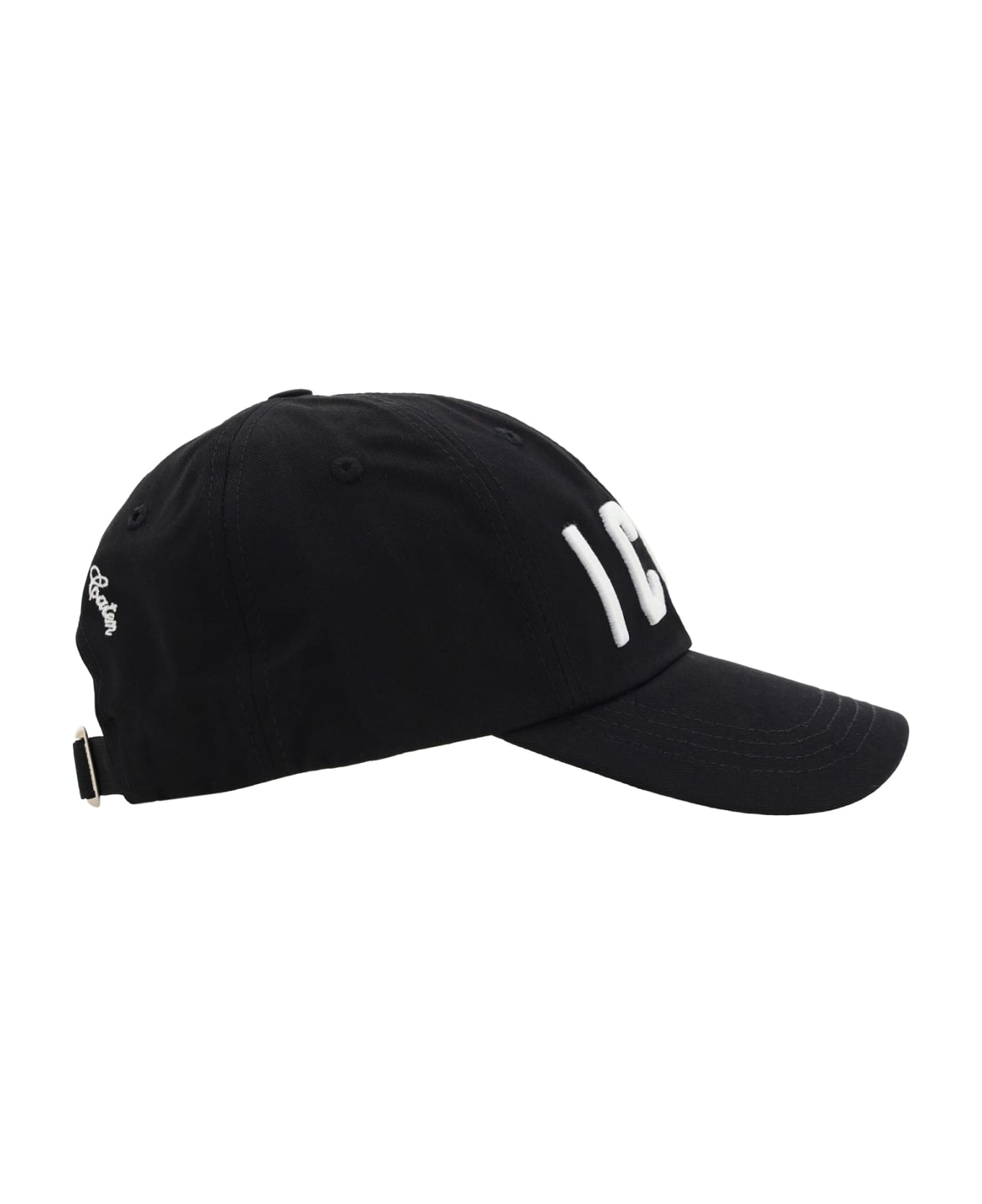 Dsquared2 Logo Embroidery Baseball Cap - black