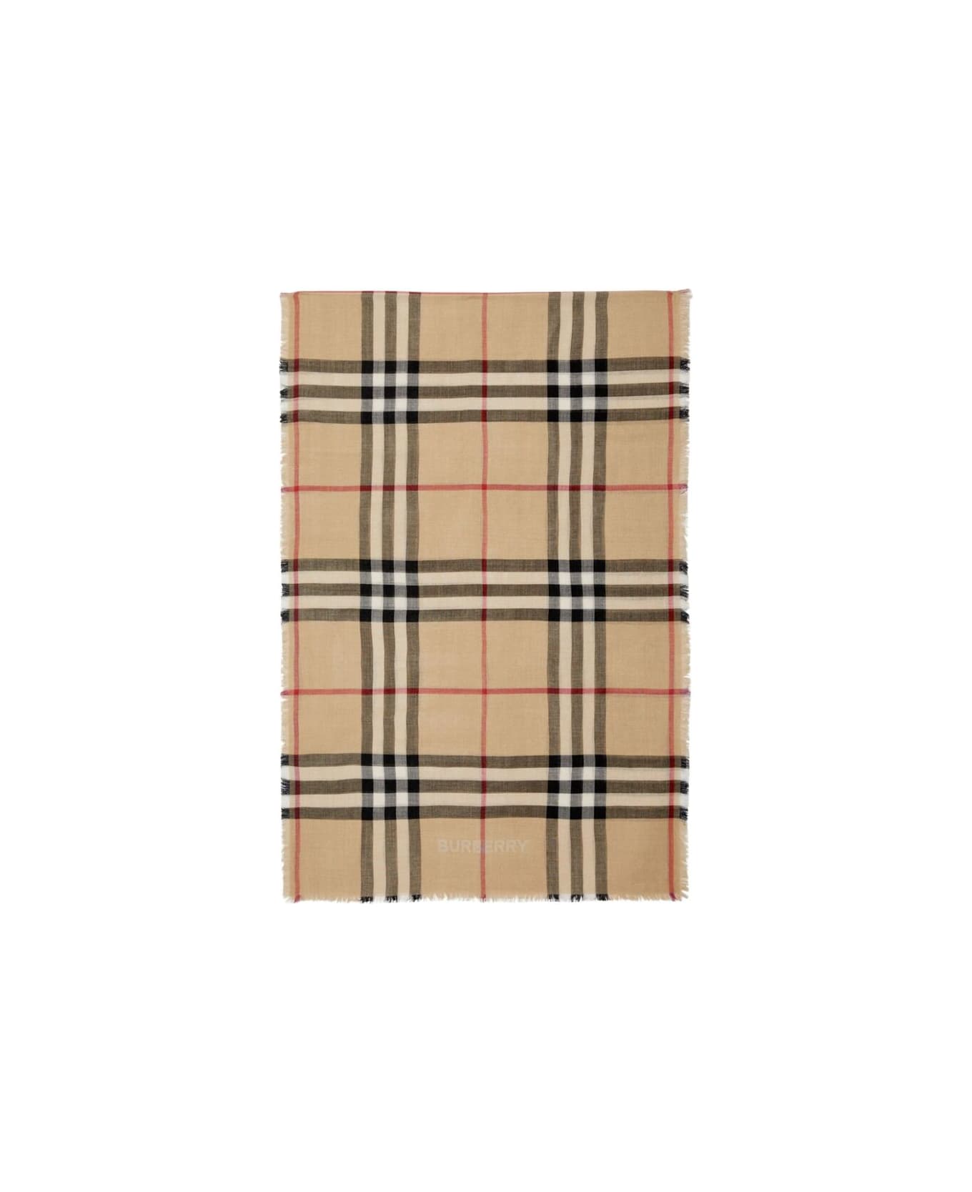 Burberry Scarf - NEUTRALS/BLACK