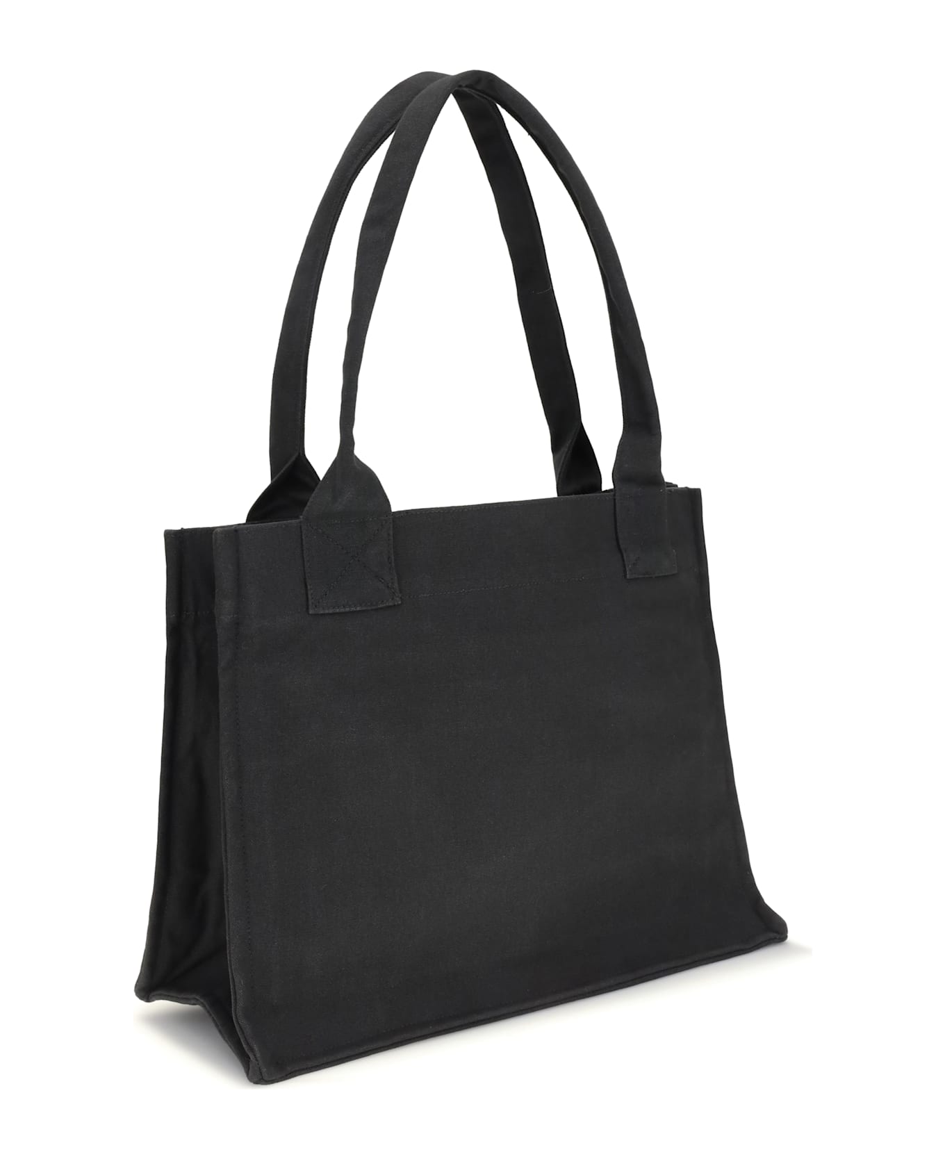 Ganni Large Easy Shopper Pocket Dog Print - GREY