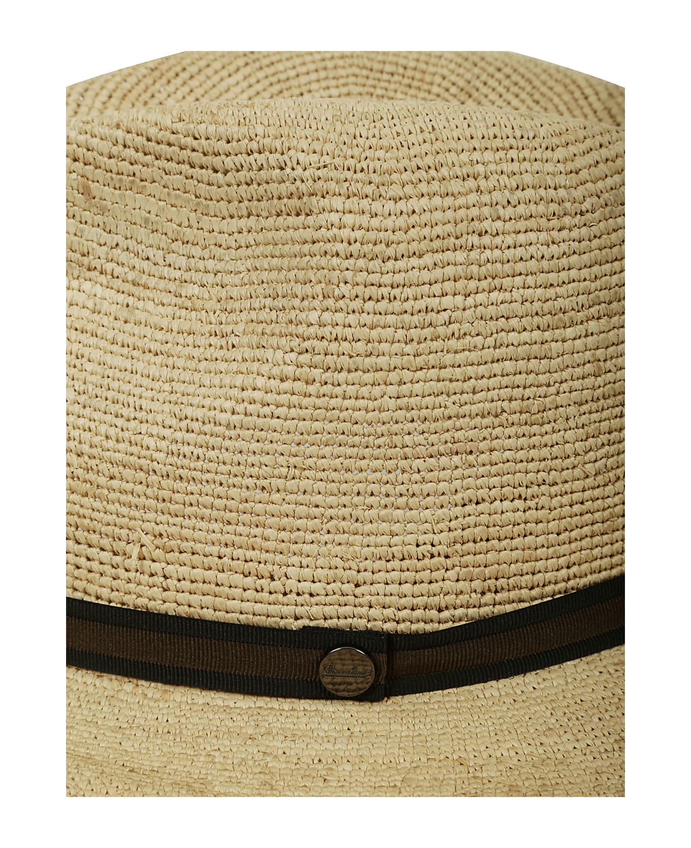 Chapeau borsalino ruban rayé - écru - Kiabi - 6.00€