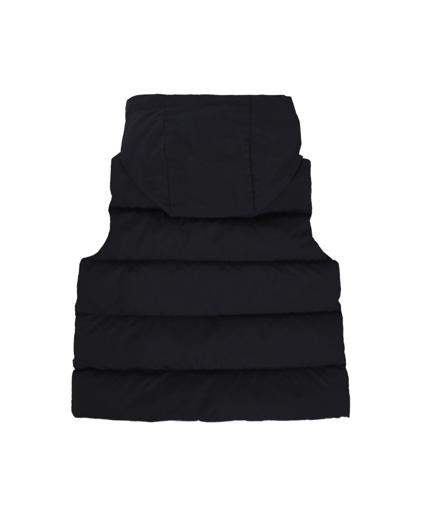 Moncler Enfant Quilted Vest With Hood - Blue