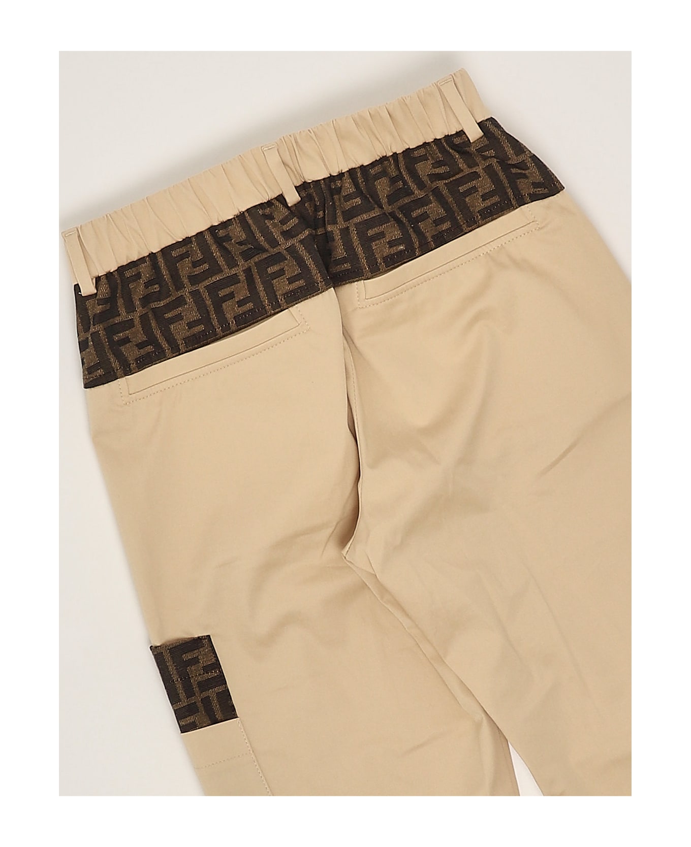 Fendi Trousers Trousers - BEIGE