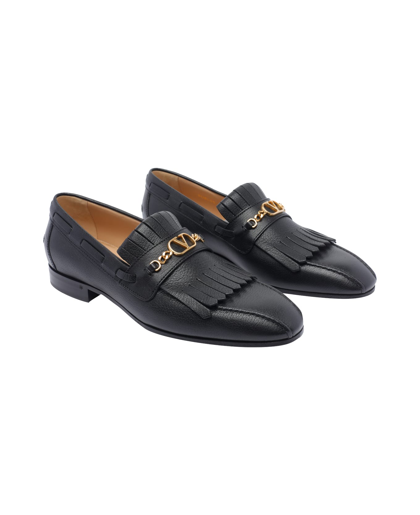 Valentino Garavani Vlogo Signature Loafers - Black