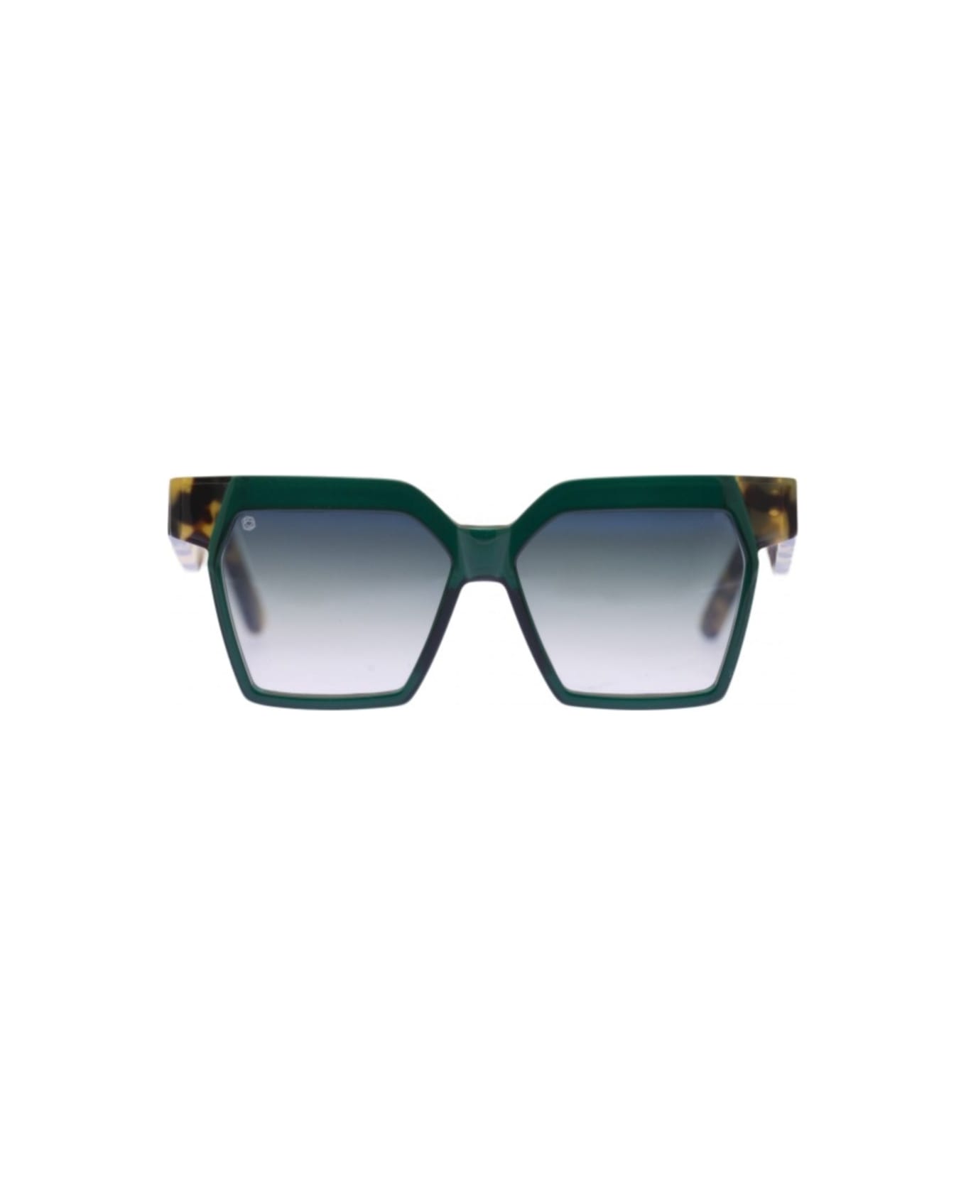 Kyme Clio Col 3 - Sunglassestransparent Green & Yell - transparent green & yell