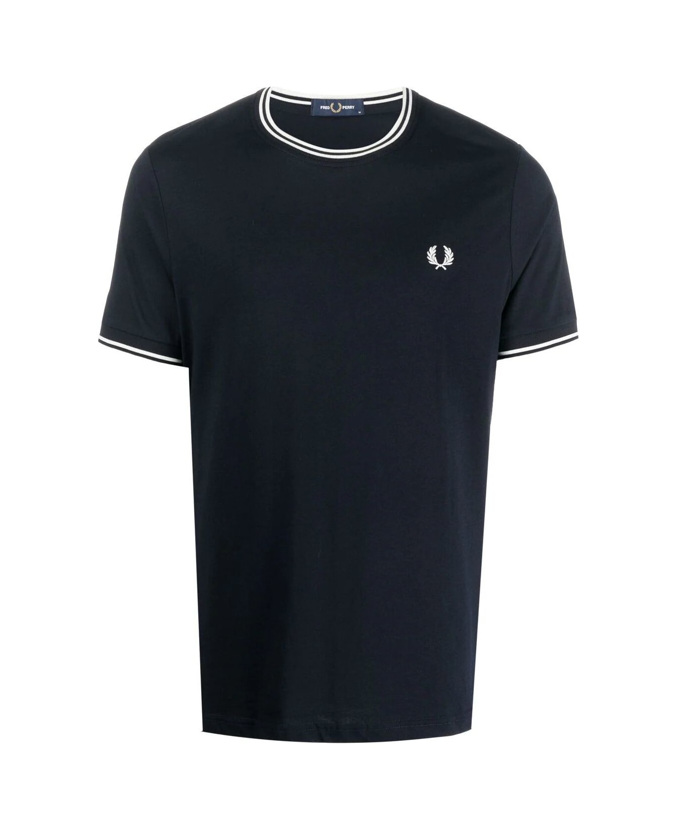 Fred Perry Fp Twin Tipped T-shirt - Navy