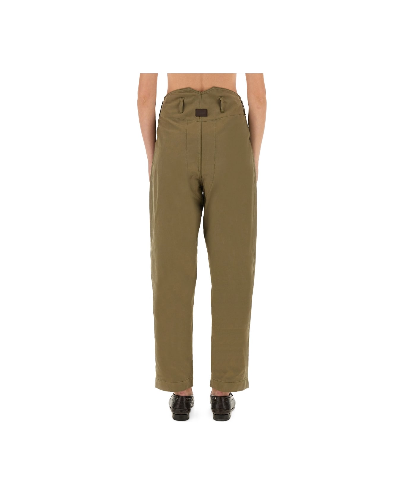 Moschino Tailored Pants With Pleats - GREEN