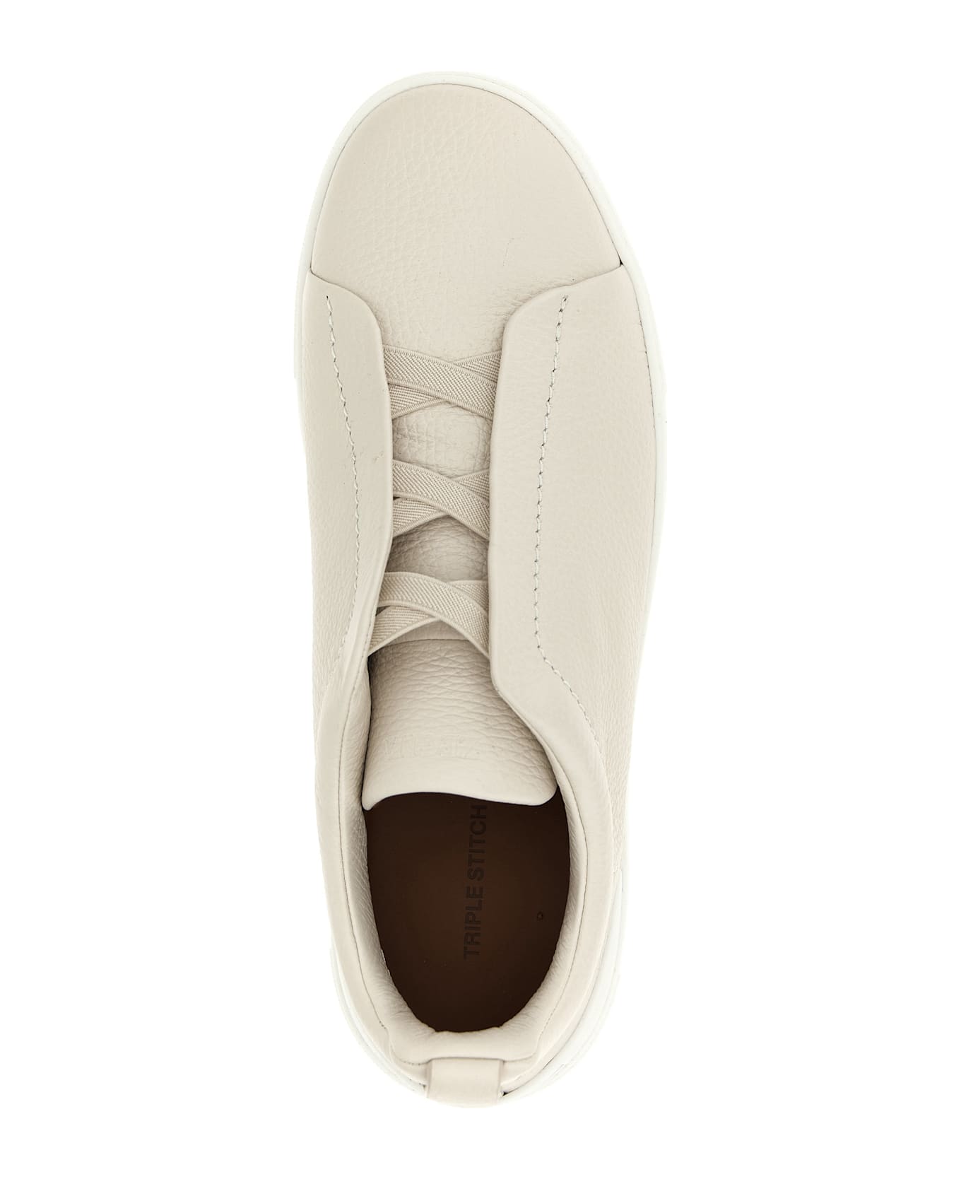 Zegna 
triple Stitch
 Sneakers - Beige