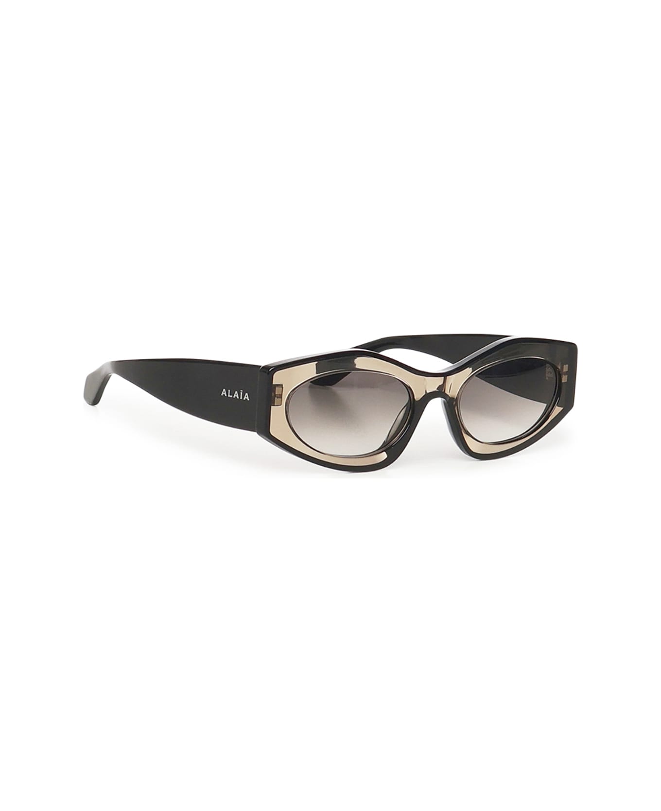 Alaia Cat-eye Sunglasses - BROWN-BLACK-GREY