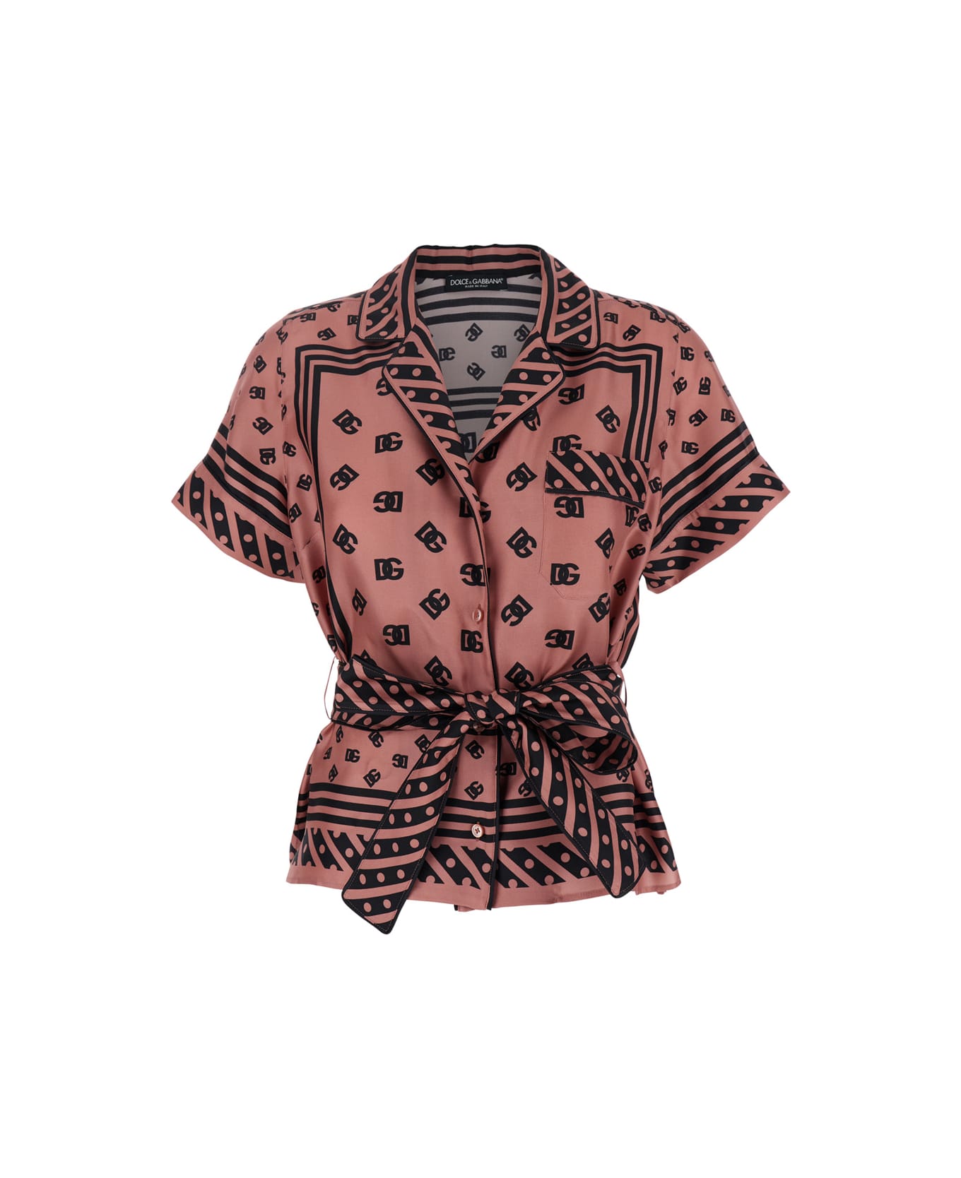 Dolce 
Gabbana Silk Shirt - Pink