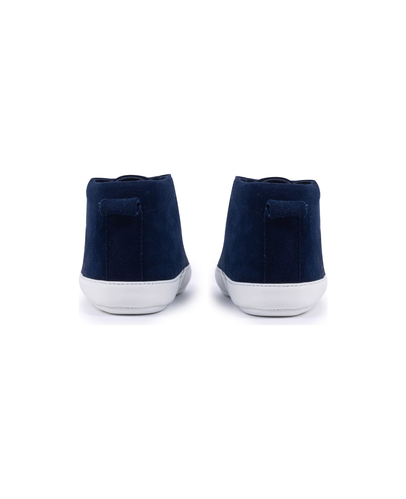 Dolce & Gabbana Suede Sneakers With Dg Logo Embroidery - Blue