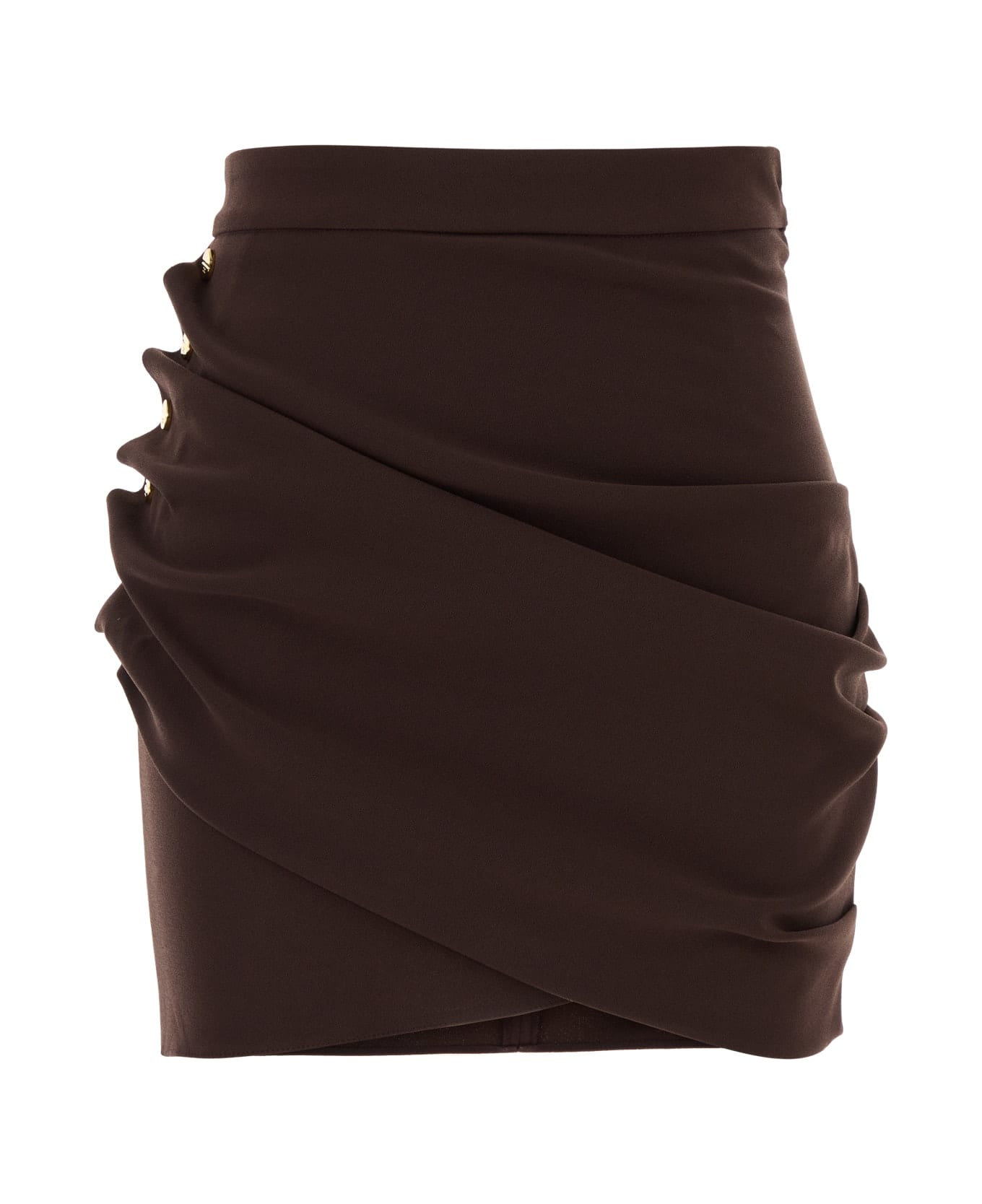 Elisabetta Franchi Mini Gonna - MERLOT