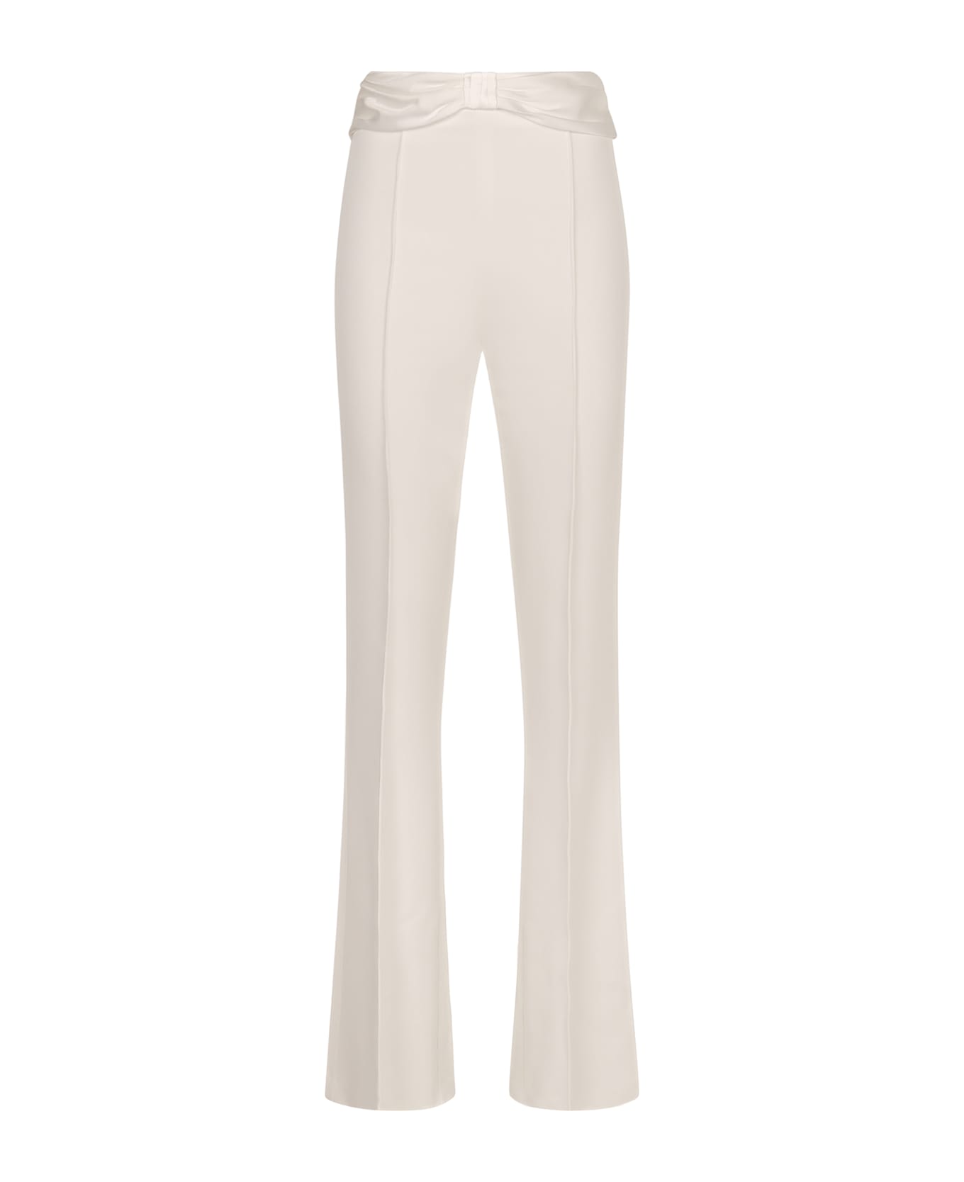 Elisabetta Franchi Flared Trousers - White