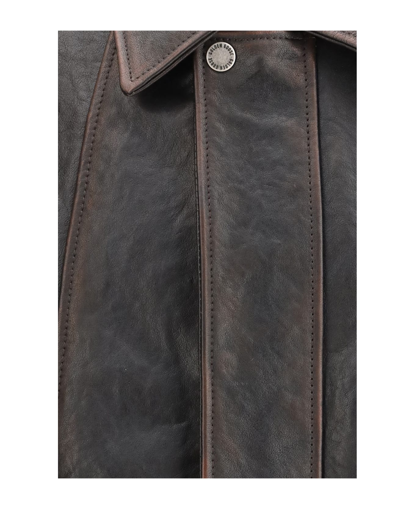 Golden Goose Nappa Leather Bomber Jacket