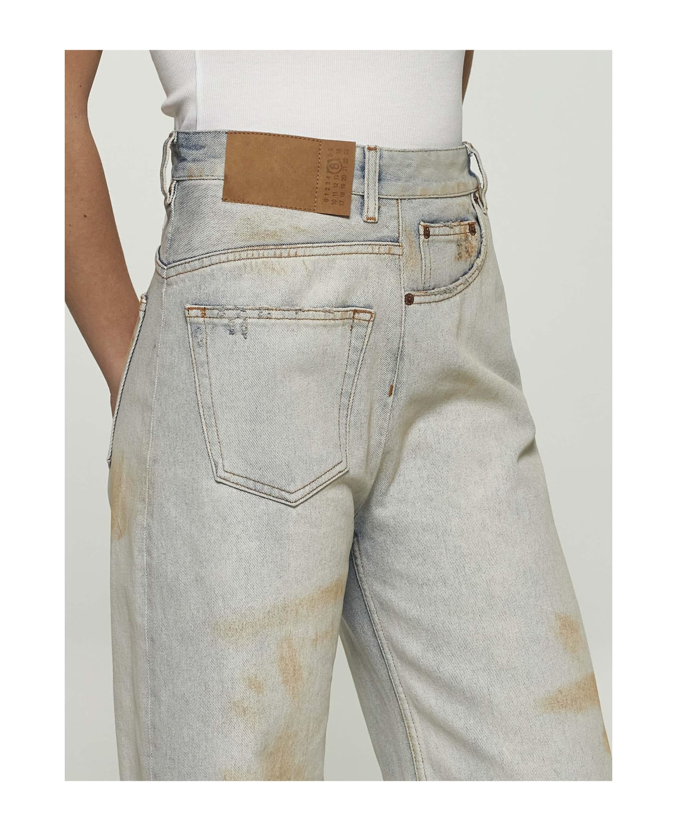 【関税＆送料込み】Maison Margiela Light Blue Denim Jeans Maison Margiela Light Blue Denim Jeans | ShopSimon