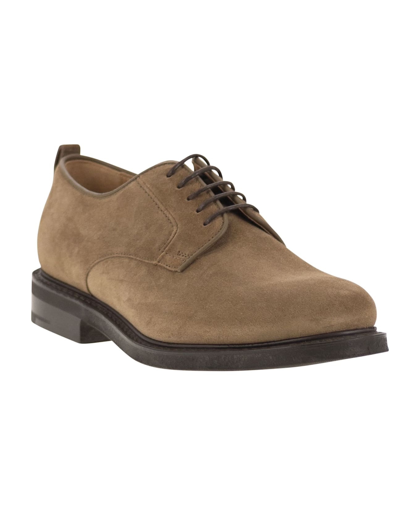 Church's Suede Lace-up Shoes - Beige