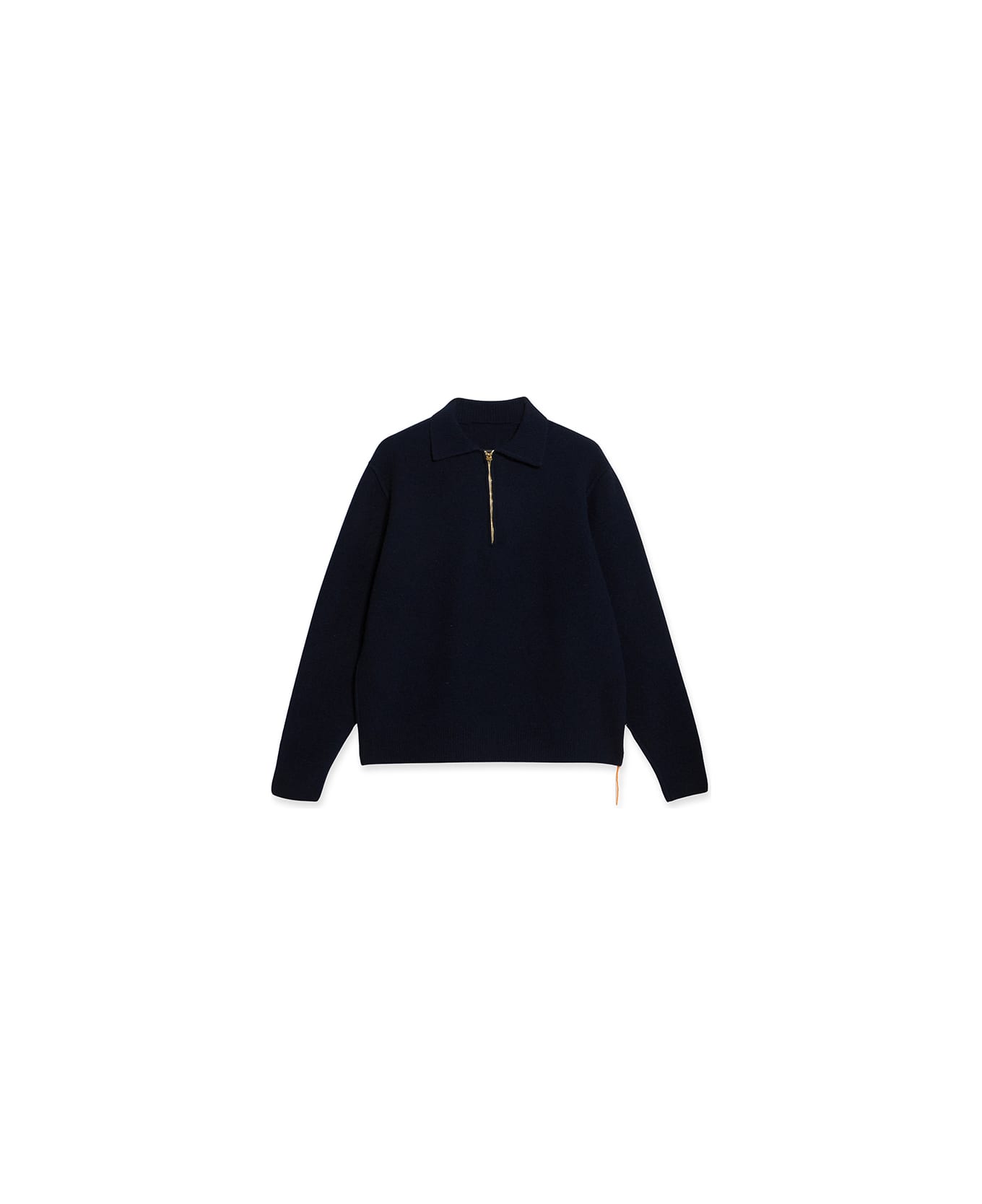 Fortela Woven Wool Zippered Sweatshirt - Arm