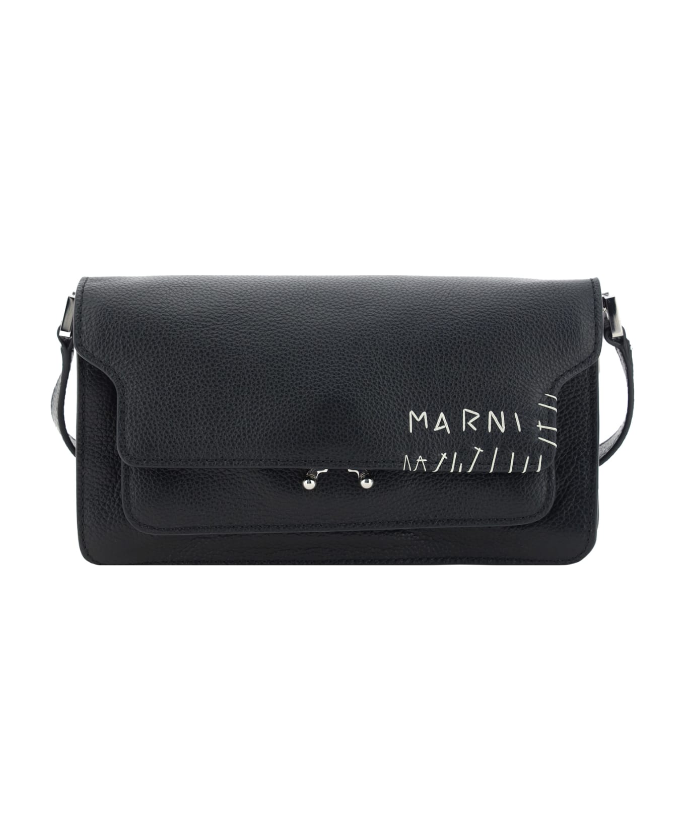Marni Trunk Shoulder Bag - Black