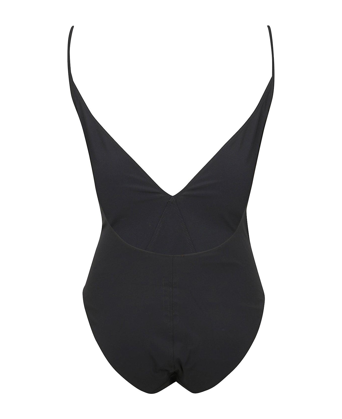 Rick Owens Deep V-neck One-piece Swimsuit - Nero