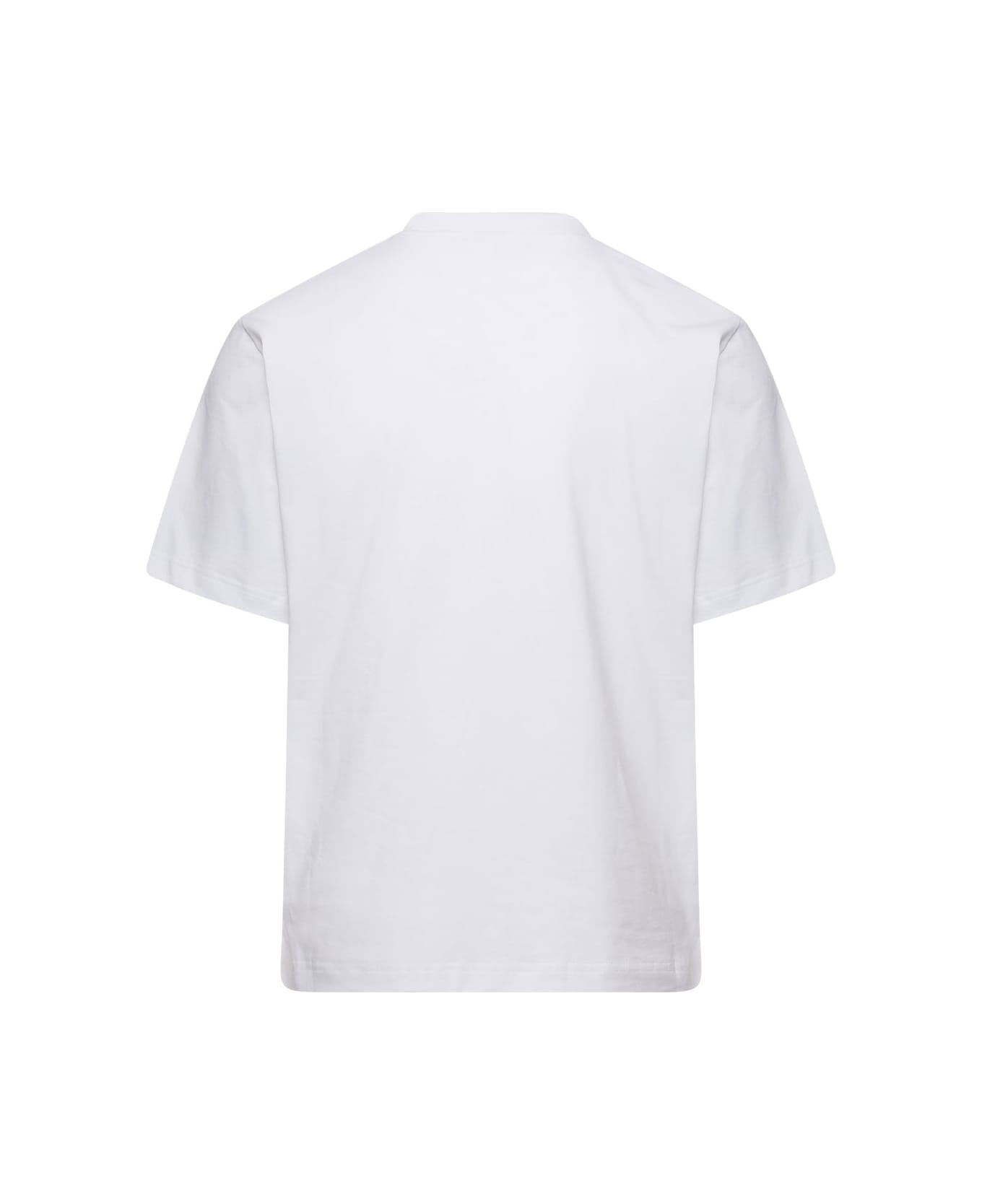 Jacquemus 'soalheiro' White T-shirt With Front Print In Cotton Man - White