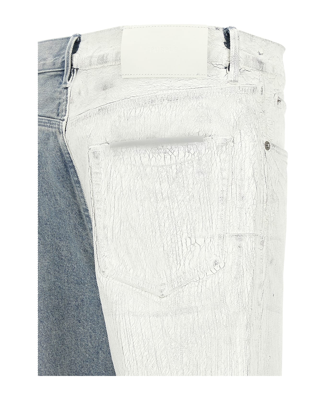 Purple Brand 
crackle Silver
 Jeans - Light Blue