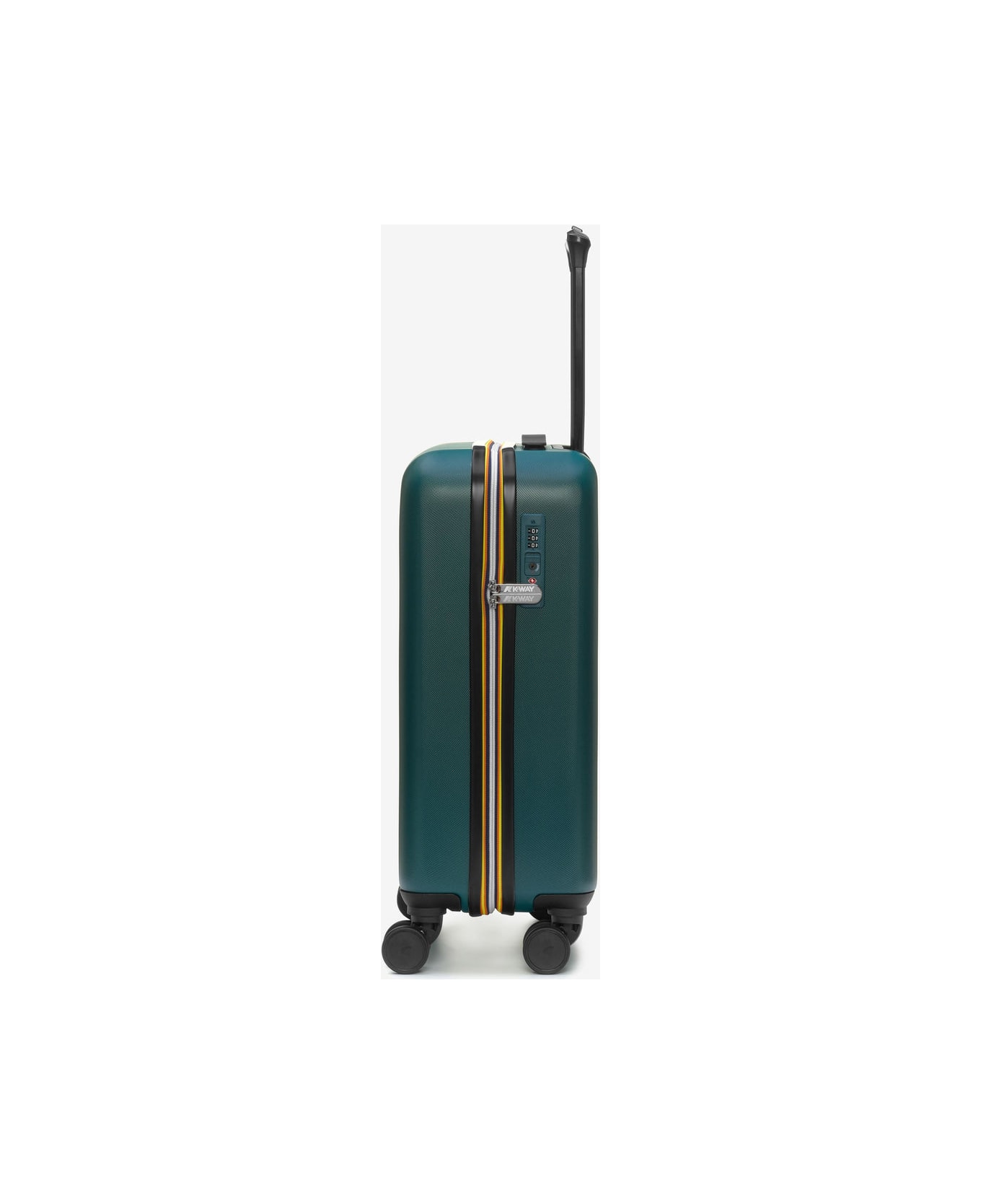 K-Way Cabin Trolley Small - Green Petrol Blue