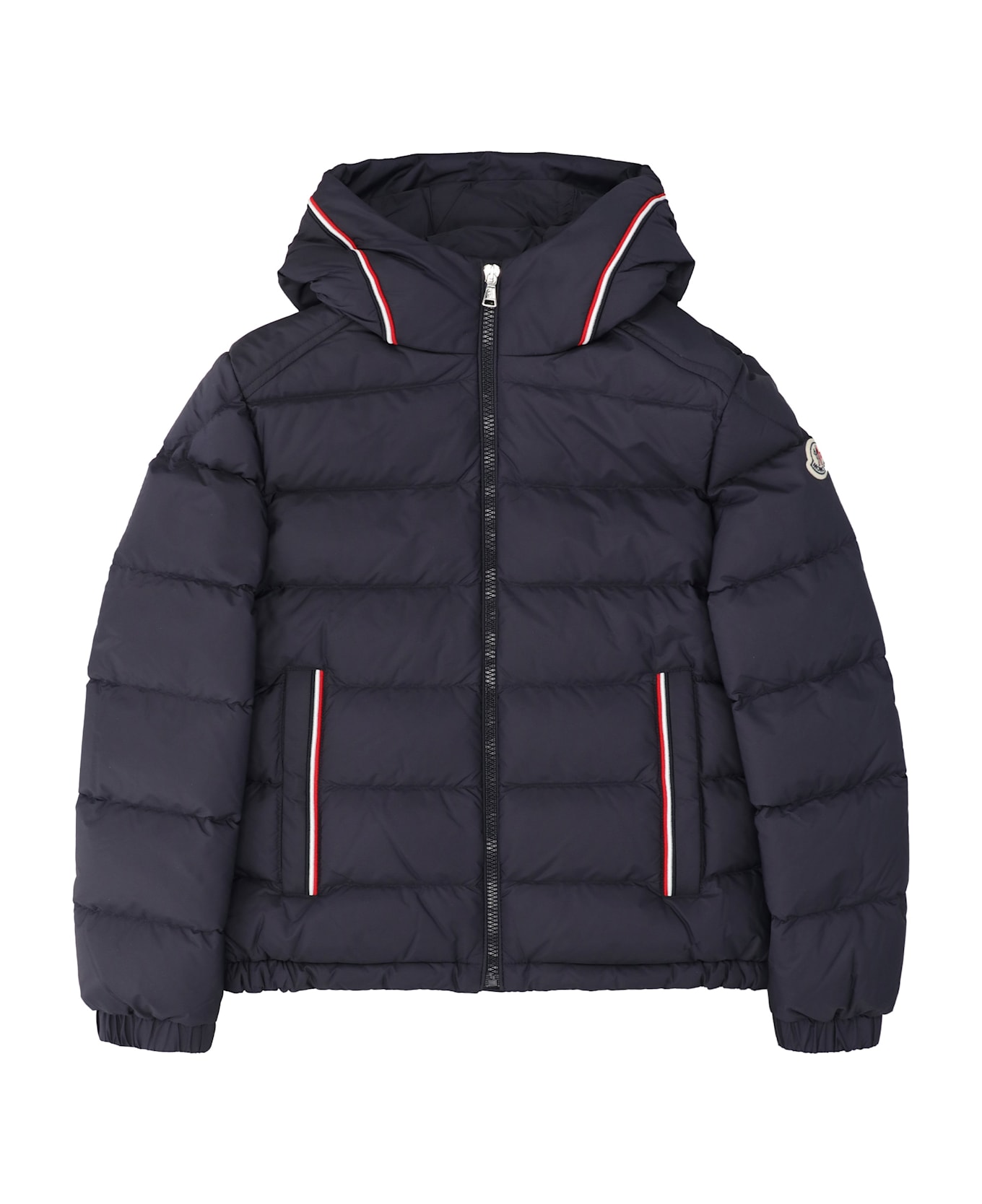 Moncler Merray Hooded Nylon Down Jacket - blue