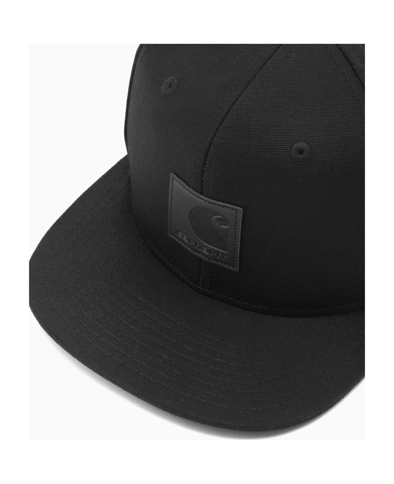Carhartt Logo Cap - Xx Black 帽子