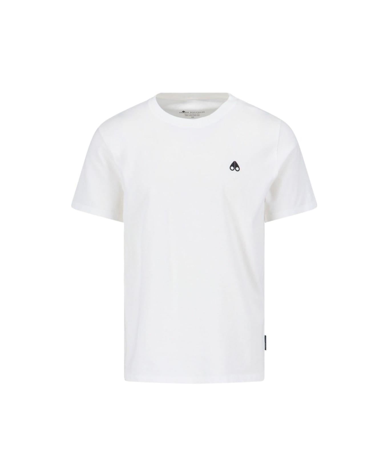 Moose Knuckles Logo T-shirt - WHITE シャツ